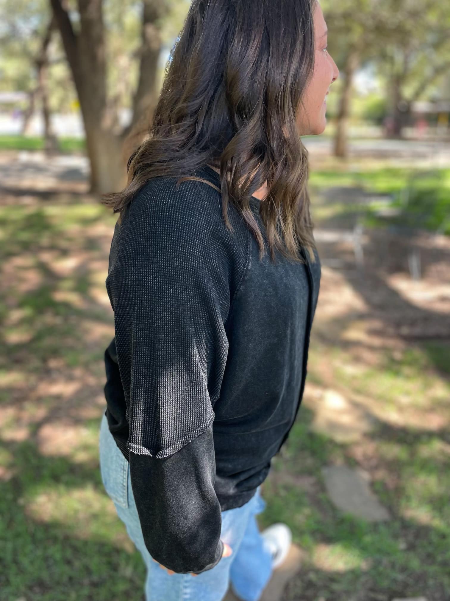 PREORDER: Best Selling Elliott Exposed Seam Sweatshirt in Five Colors - Ships in 4 weeks - Image 16