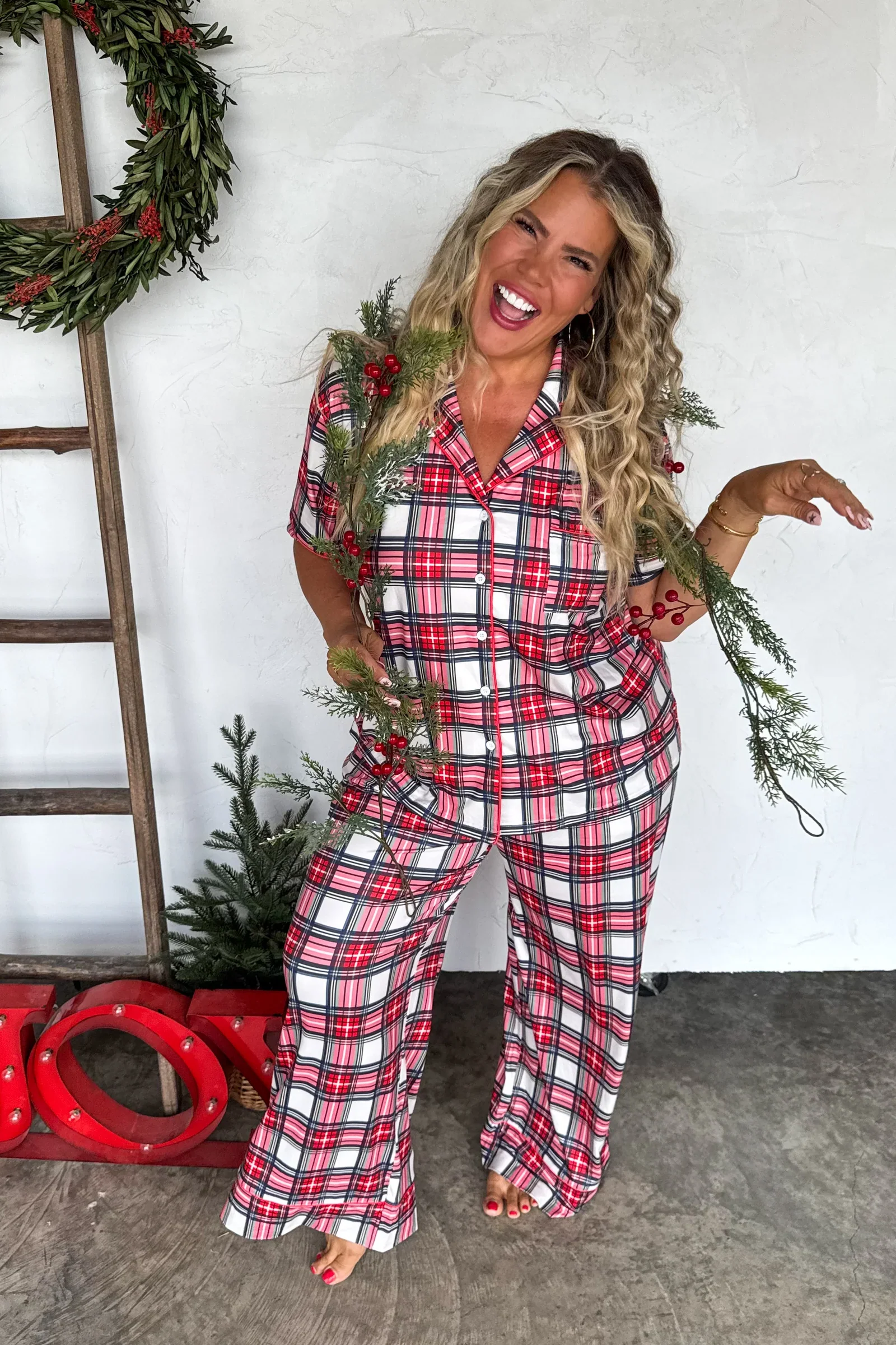 PREORDER: Blakeley Christmas Luxe PJ Sets - Image 2