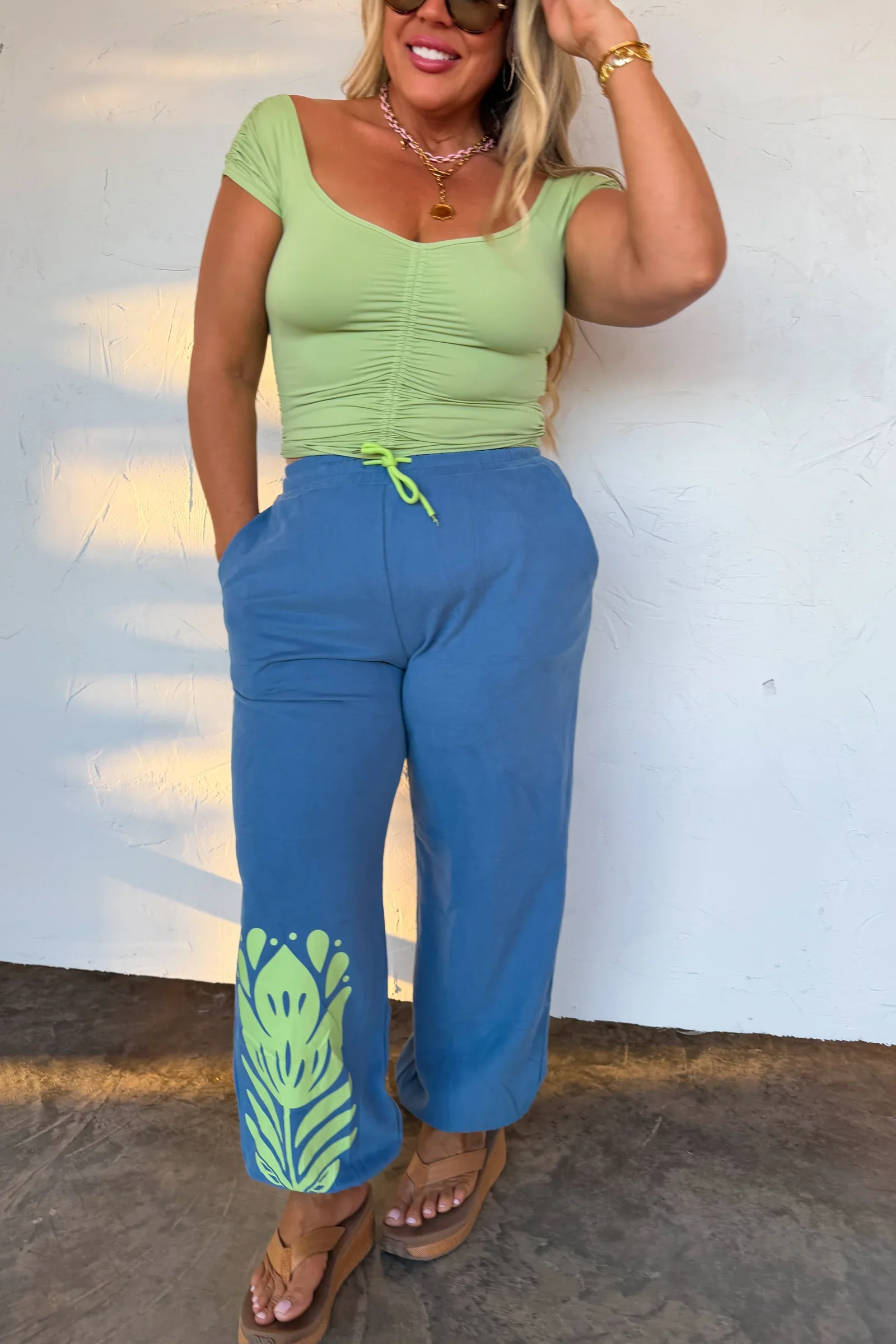 PREORDER: Blakeley Flower Power Joggers - Image 5
