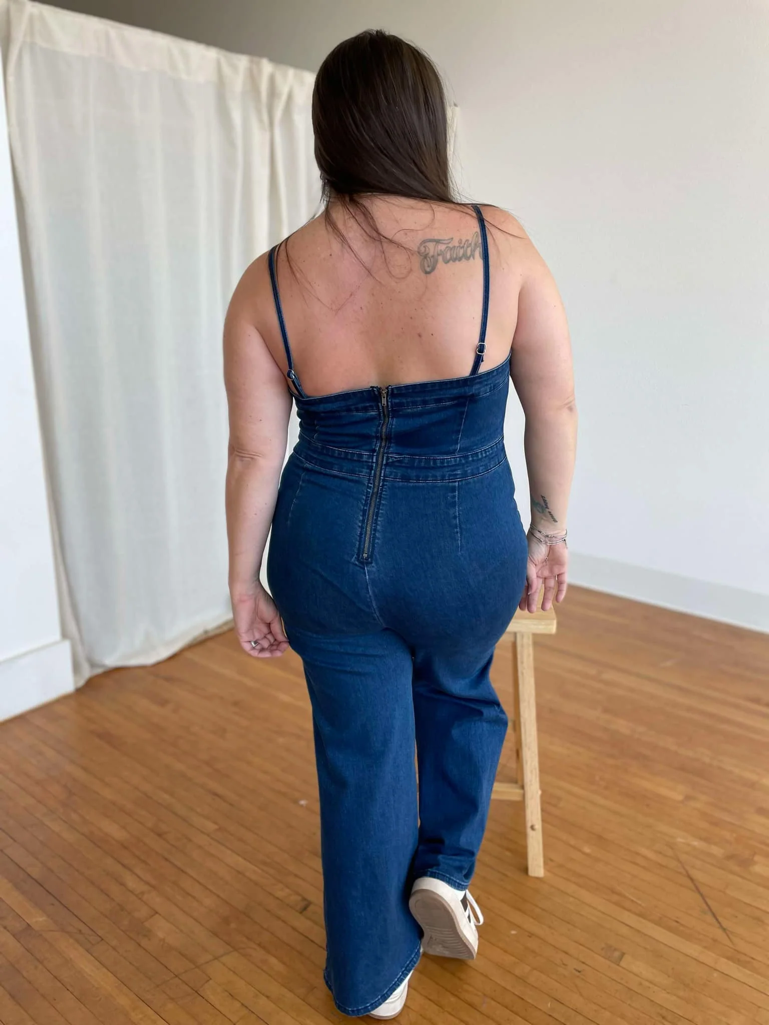 PREORDER: Boho Soul Flared Jumpsuit - Image 8