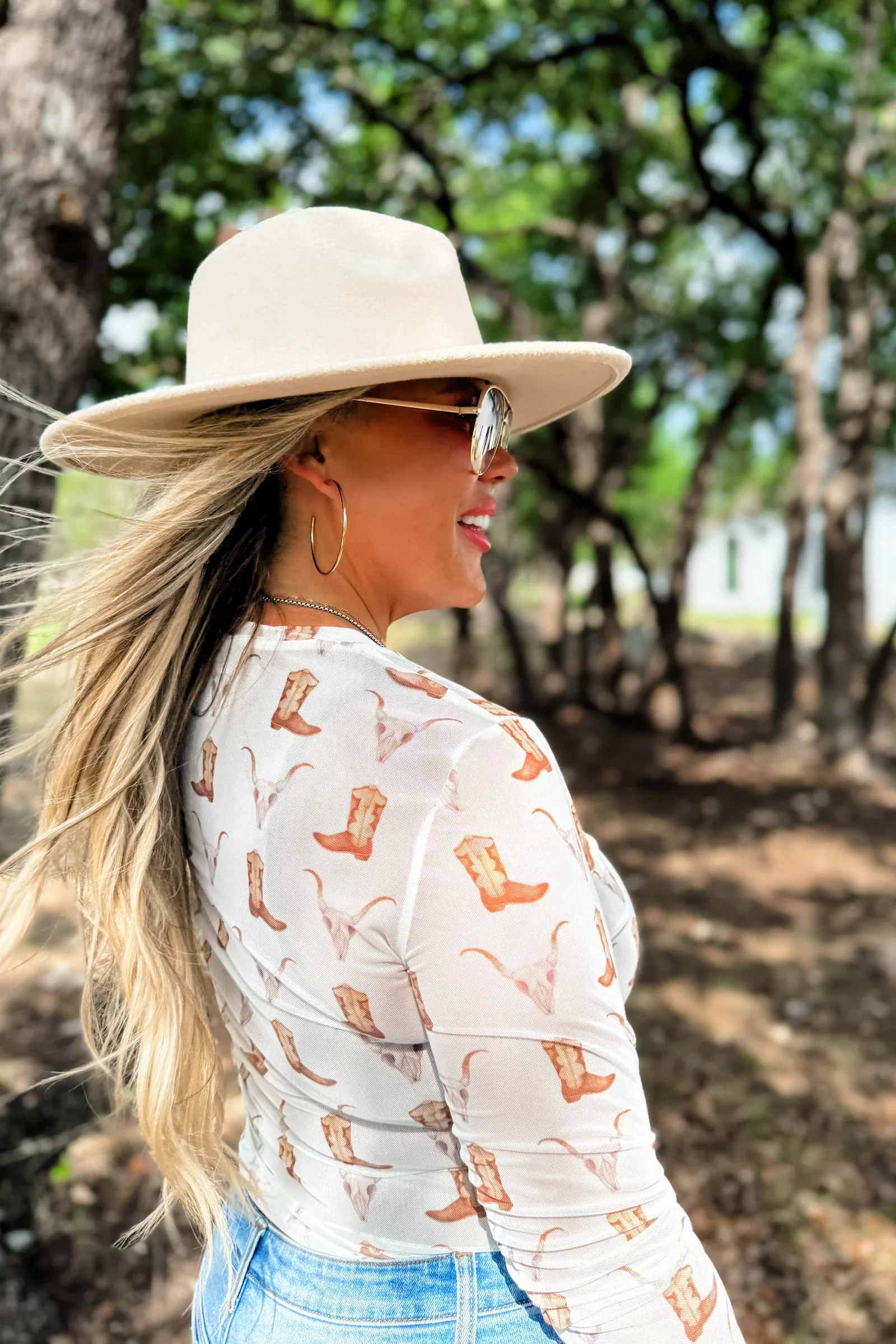 PREORDER: Boots & Blooms Collection Mesh Tops - Image 9