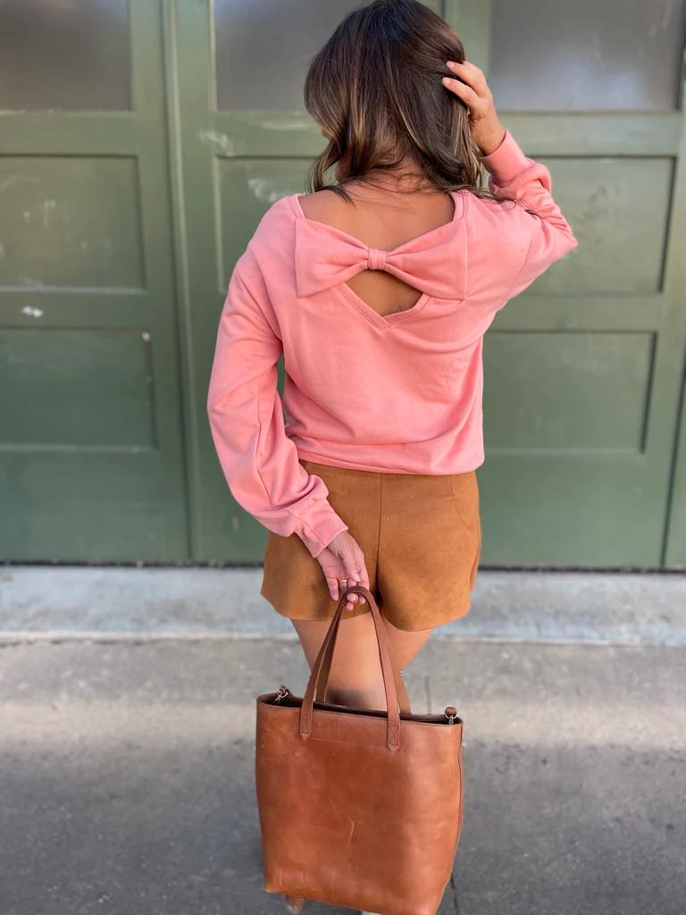 Bow Back Sweatshirt in Three Colors - RTS - Image 12