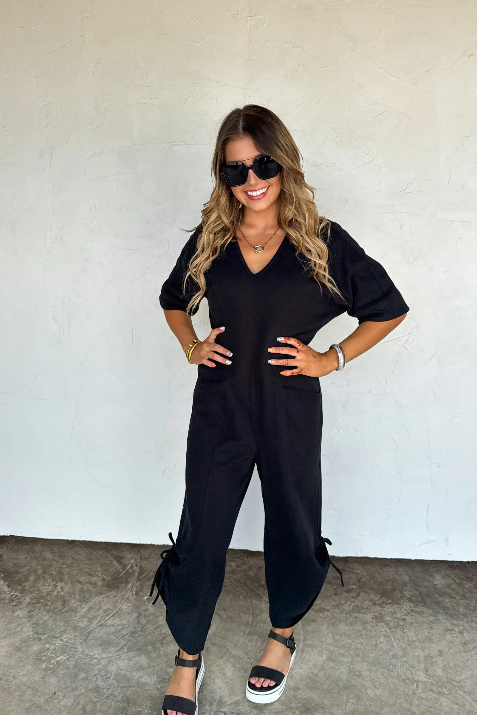 PREORDER: Cam Luxe Lounge Jumpsuit - Image 3