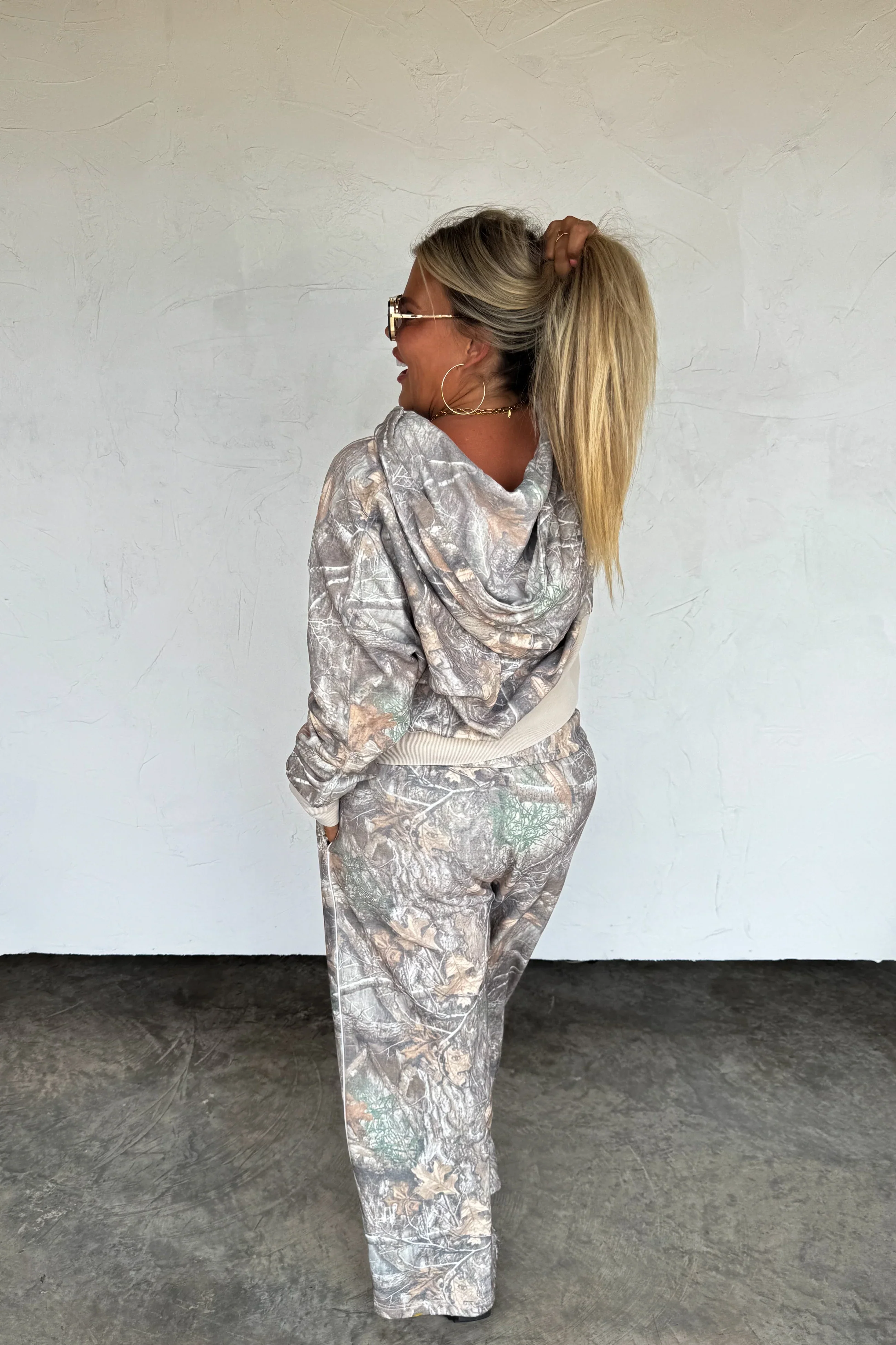 PREORDER: Camo & Checker Easy Does It Pullover - Image 6