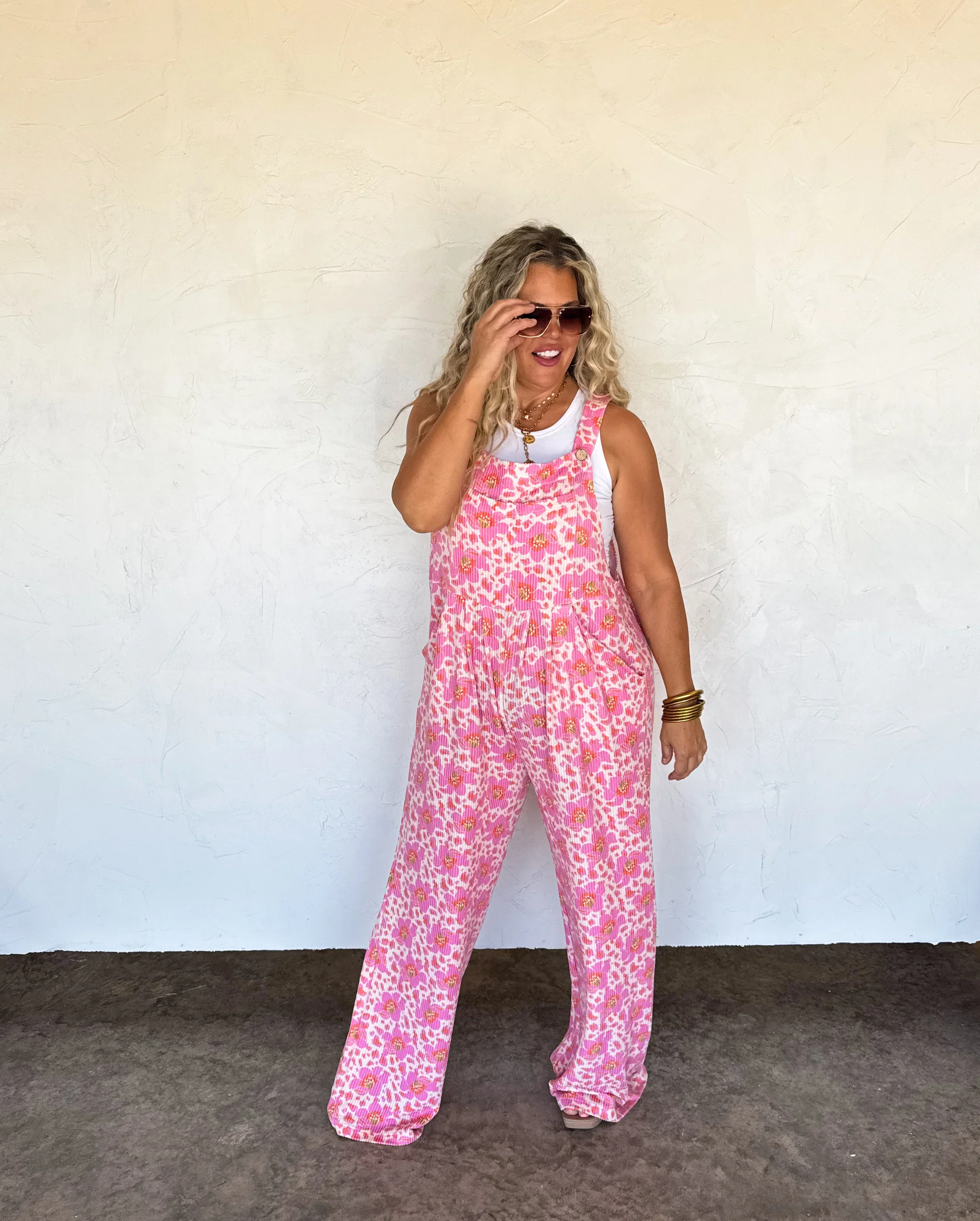 PREORDER: Cassidy Floral Boho Overalls in Two Prints - Image 2