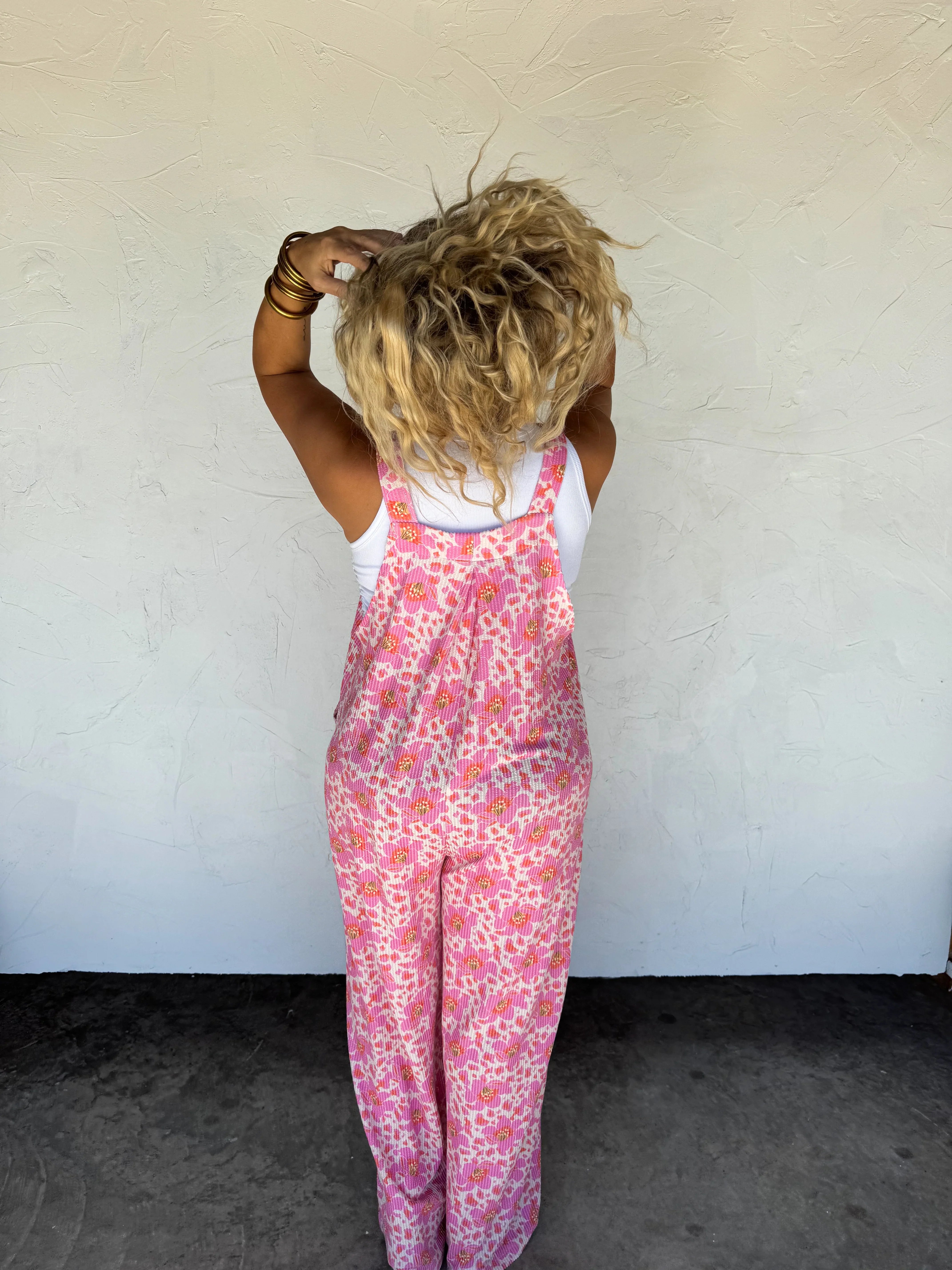 PREORDER: Cassidy Floral Boho Overalls in Two Prints - Image 3