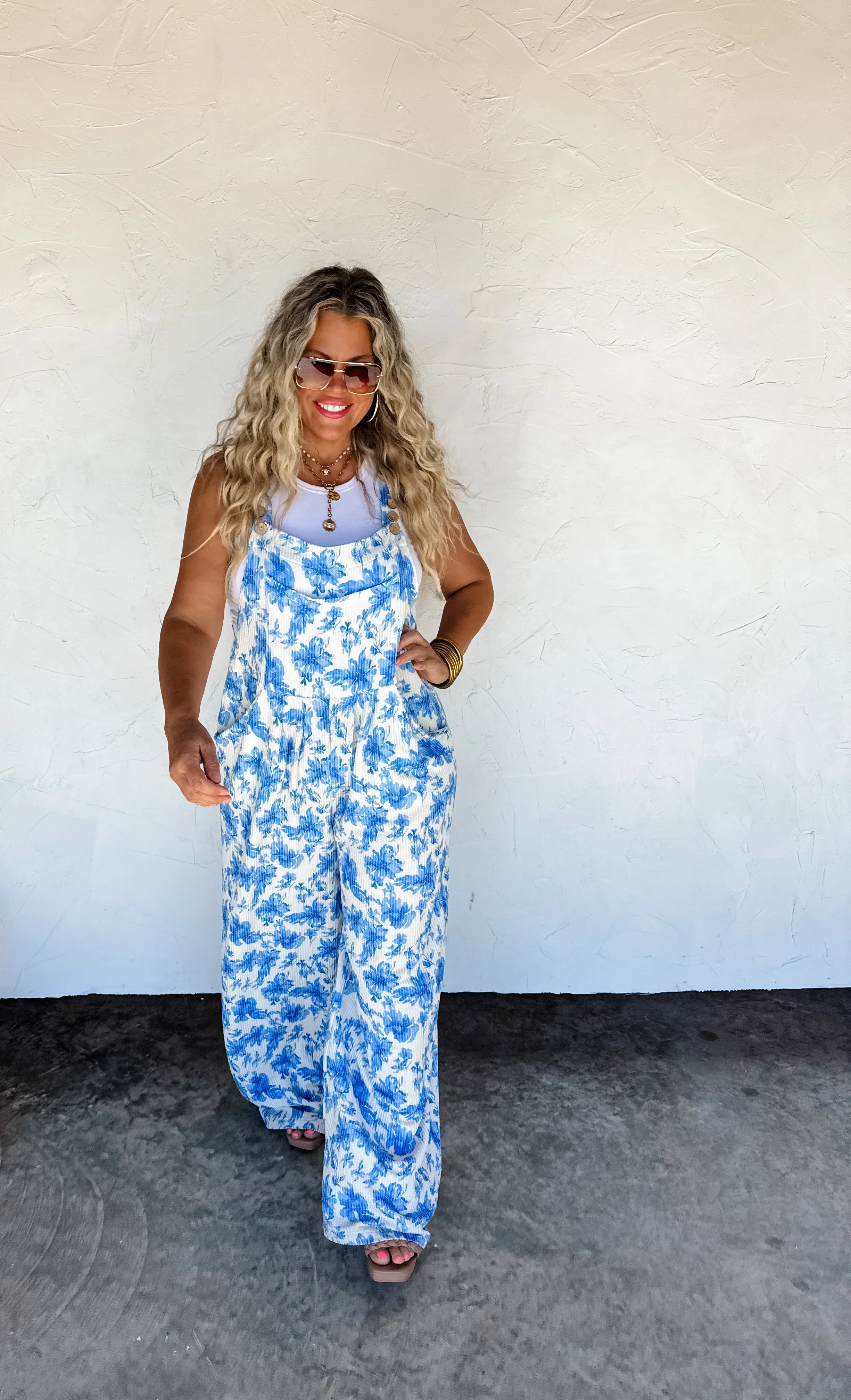 PREORDER: Cassidy Floral Boho Overalls in Two Prints - Image 8
