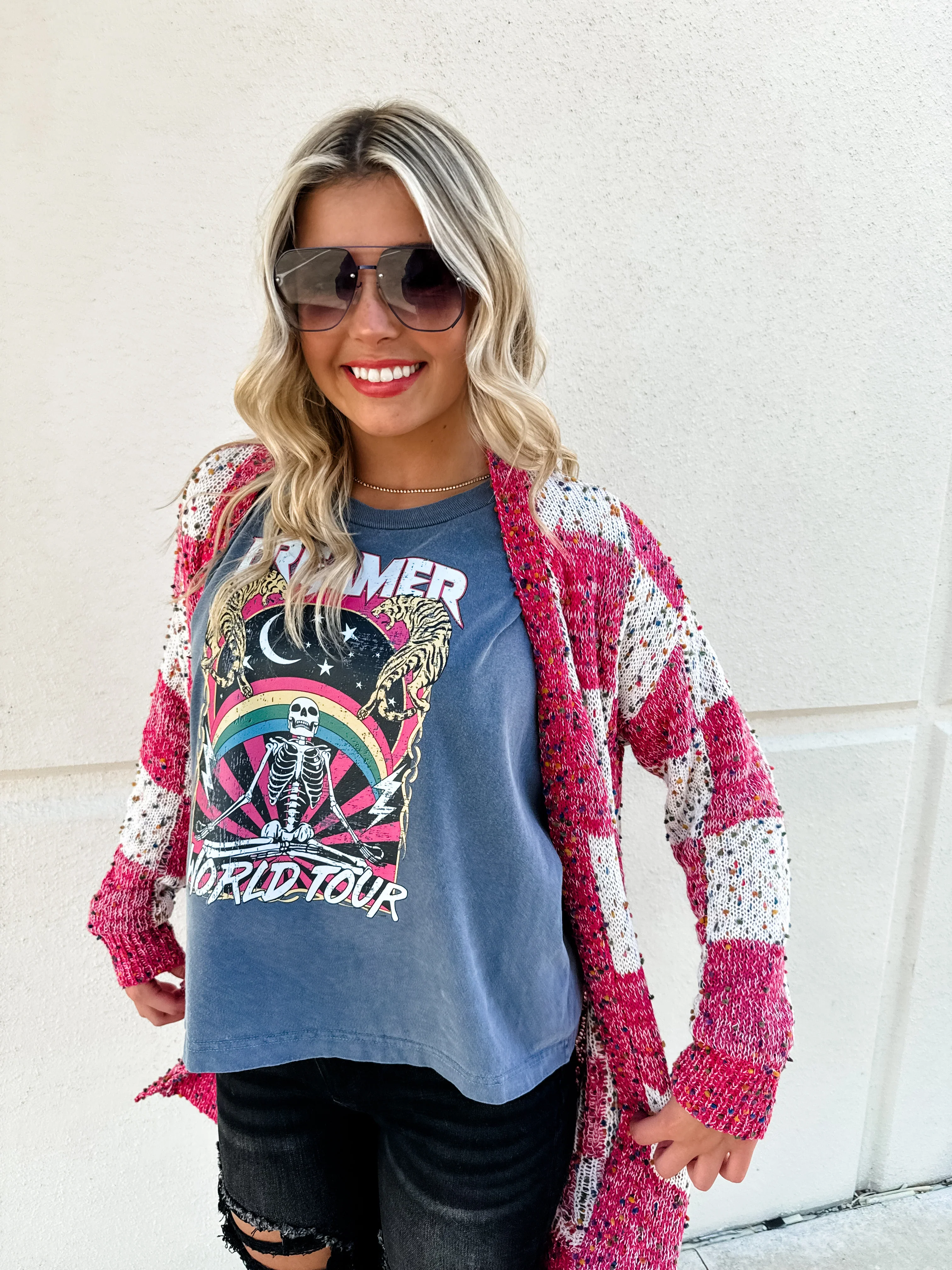 Checkered Miley Dot Cardigan in Four Colors - RTS - Image 8