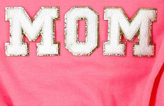 Cheer Mom + Mini Chenille Patch Sweatshirt - RTS - Image 2