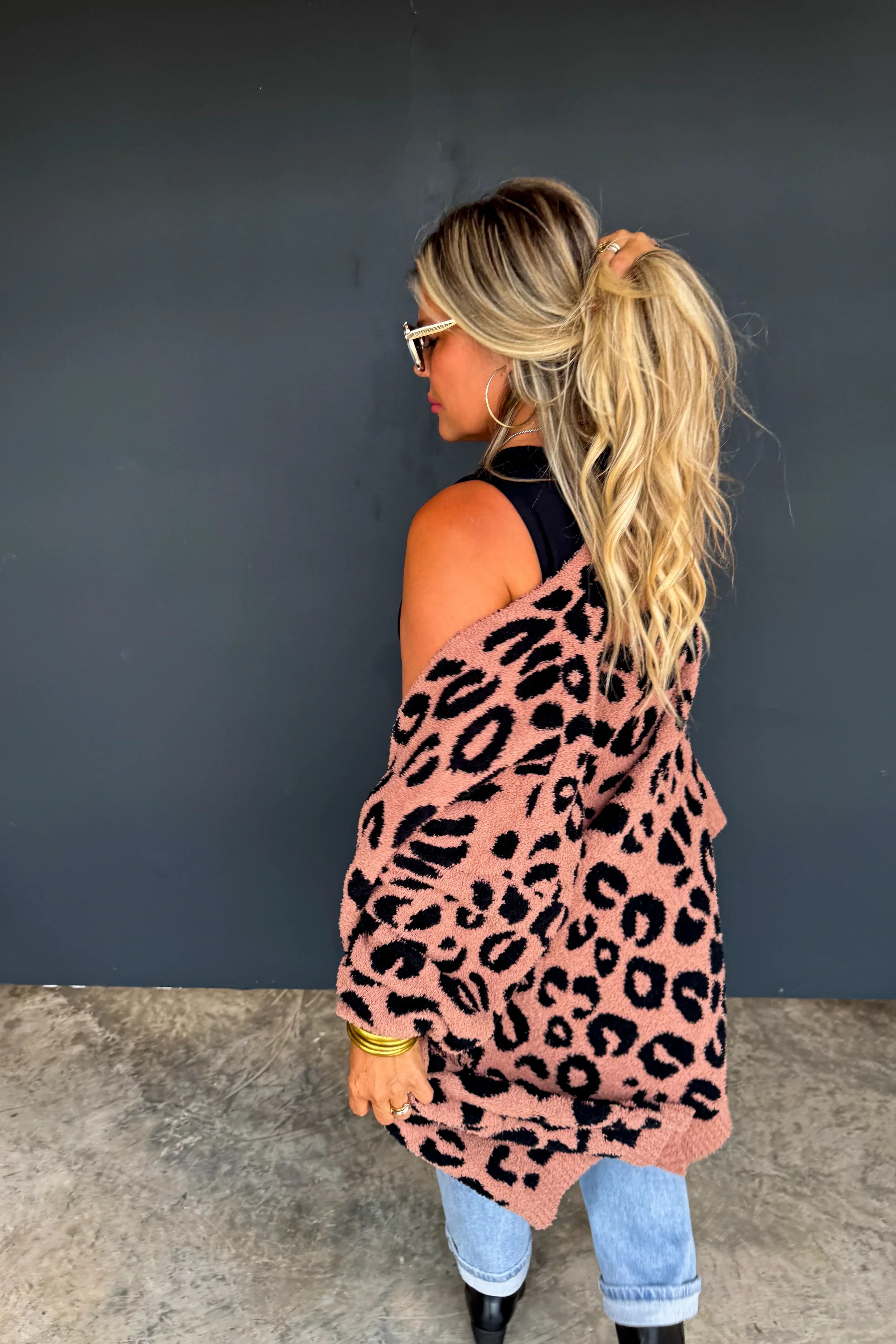 PREORDER: Cheetah Cloud Cardigan - Image 4
