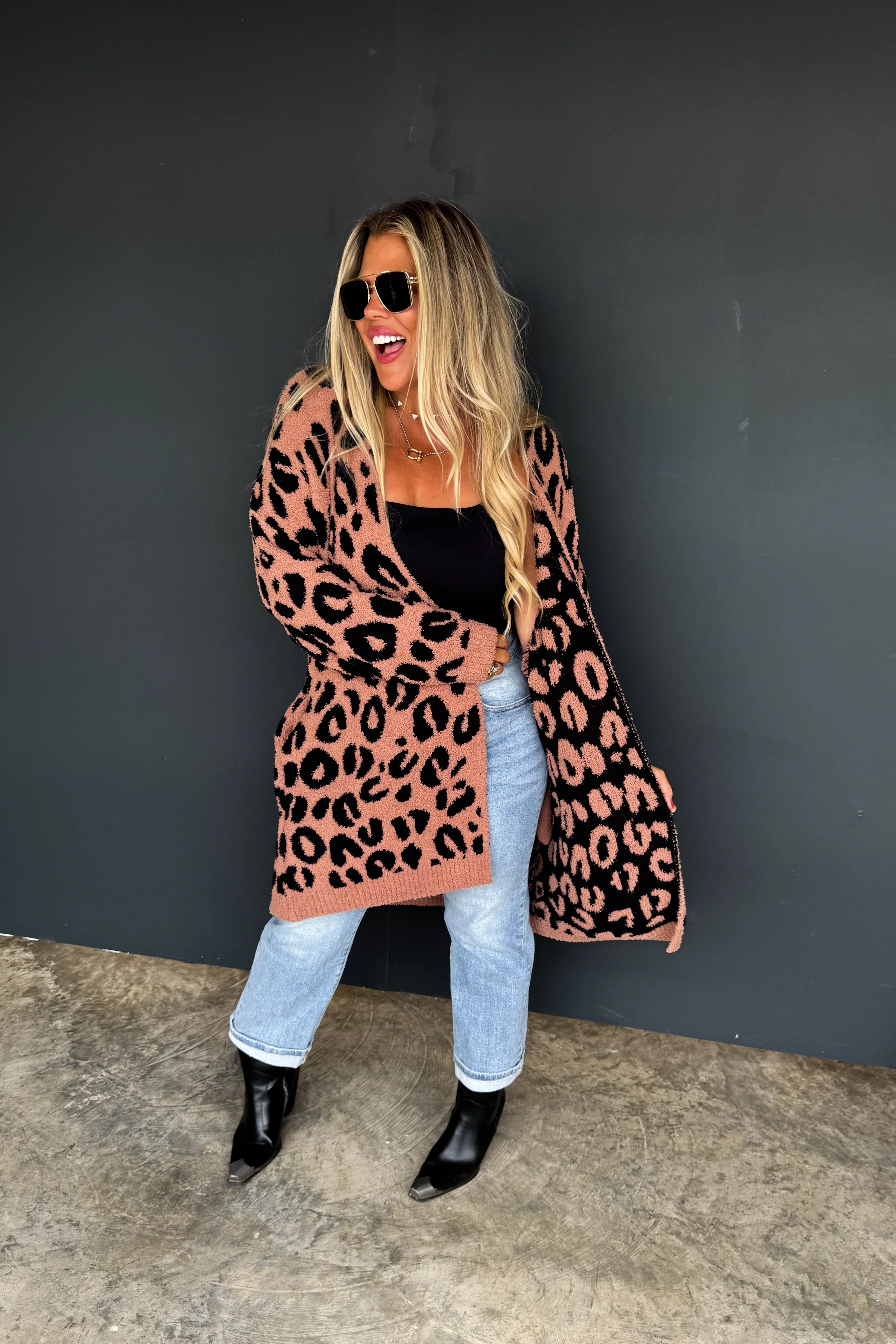 PREORDER: Cheetah Cloud Cardigan - Image 5