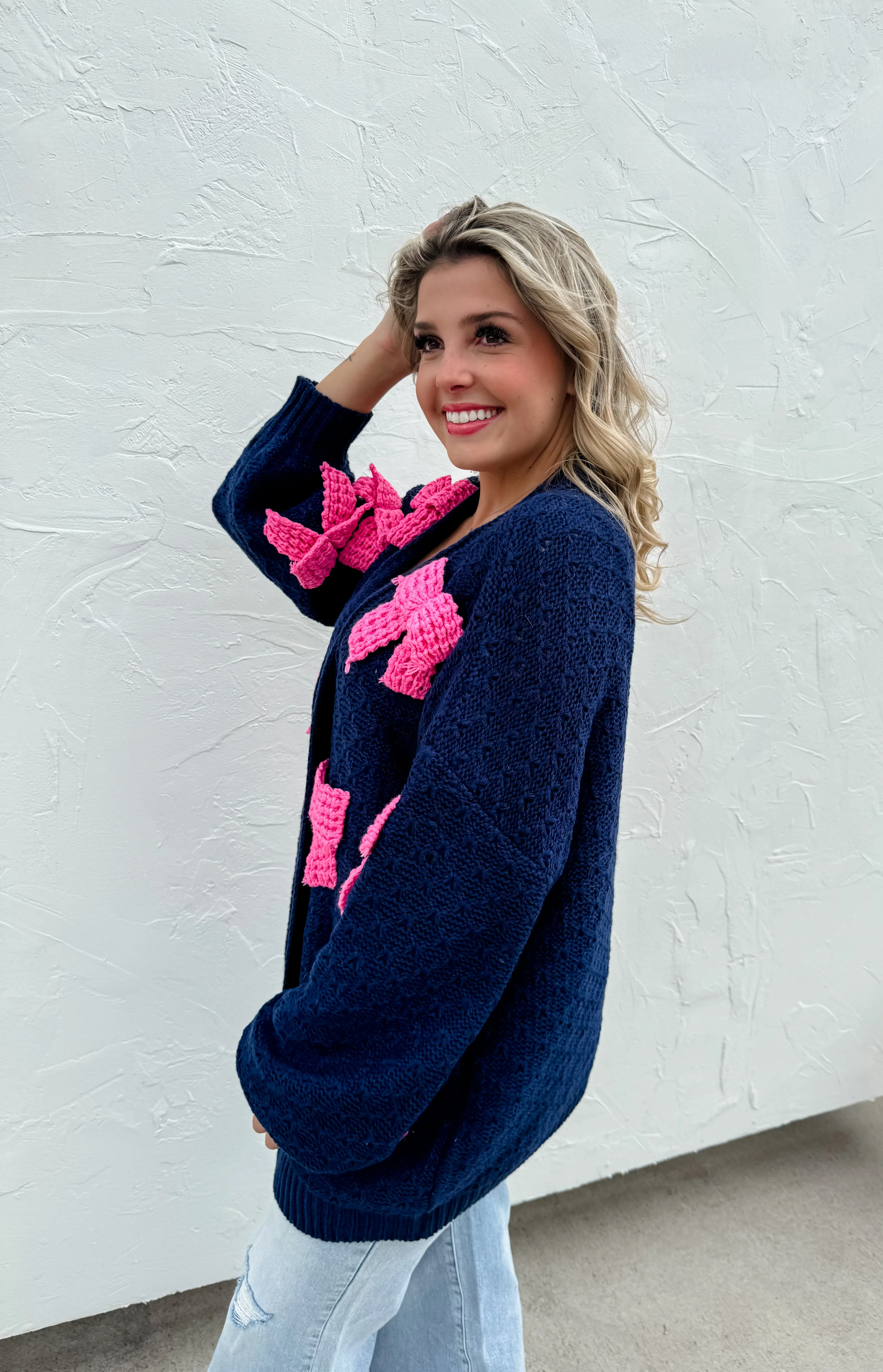 PREORDER: Clara Bow Knit Cardigan in Three Colors - Image 7