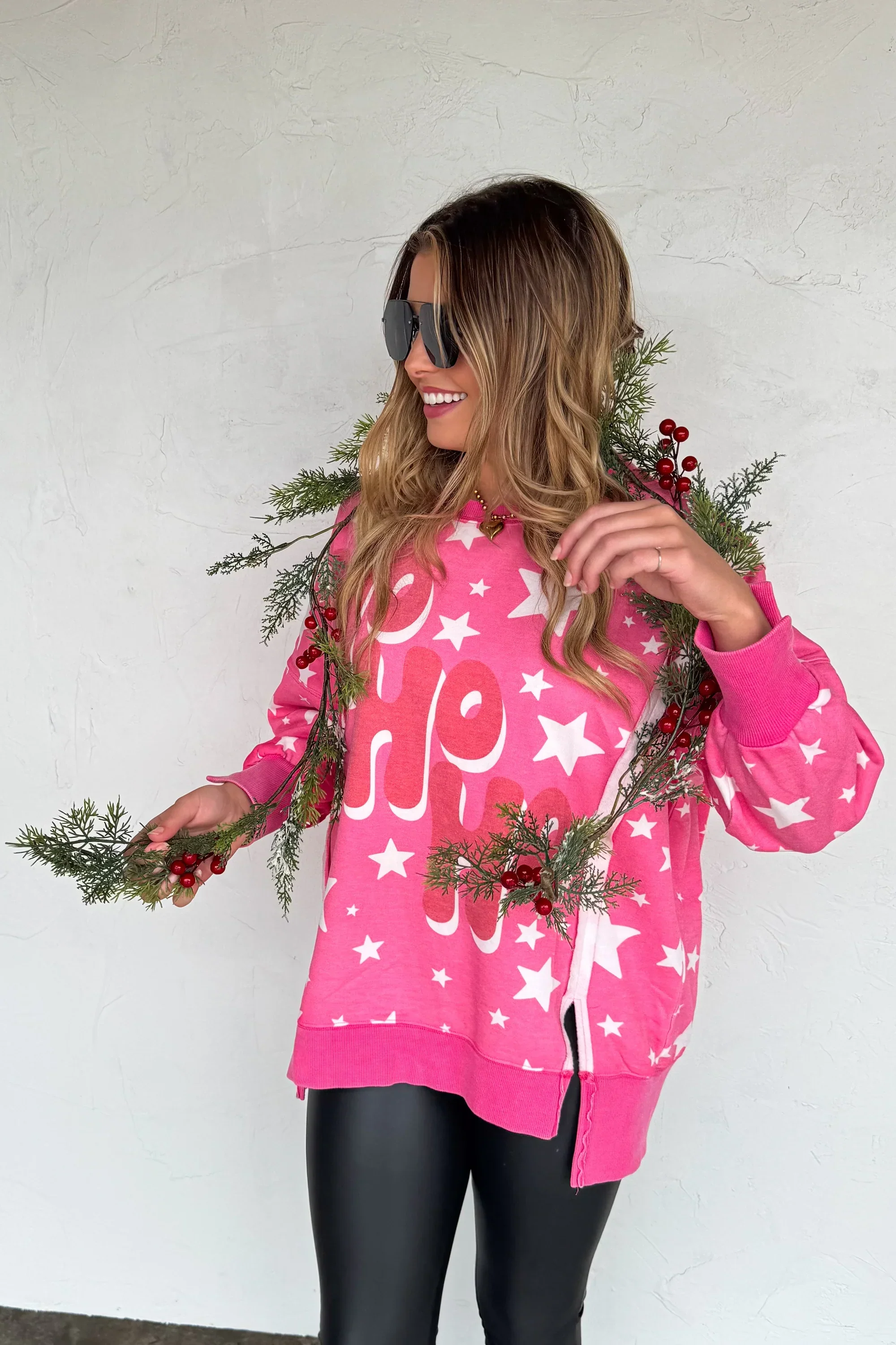PREORDER: Classic Crew Pullover Ho Ho Ho - Image 2