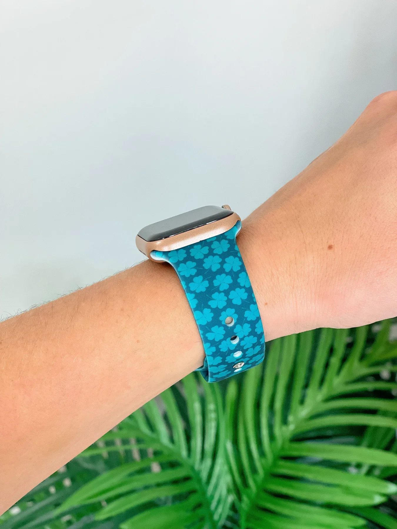 PREORDER: Clover Printed Silicone Smart Watch Band - Image 2