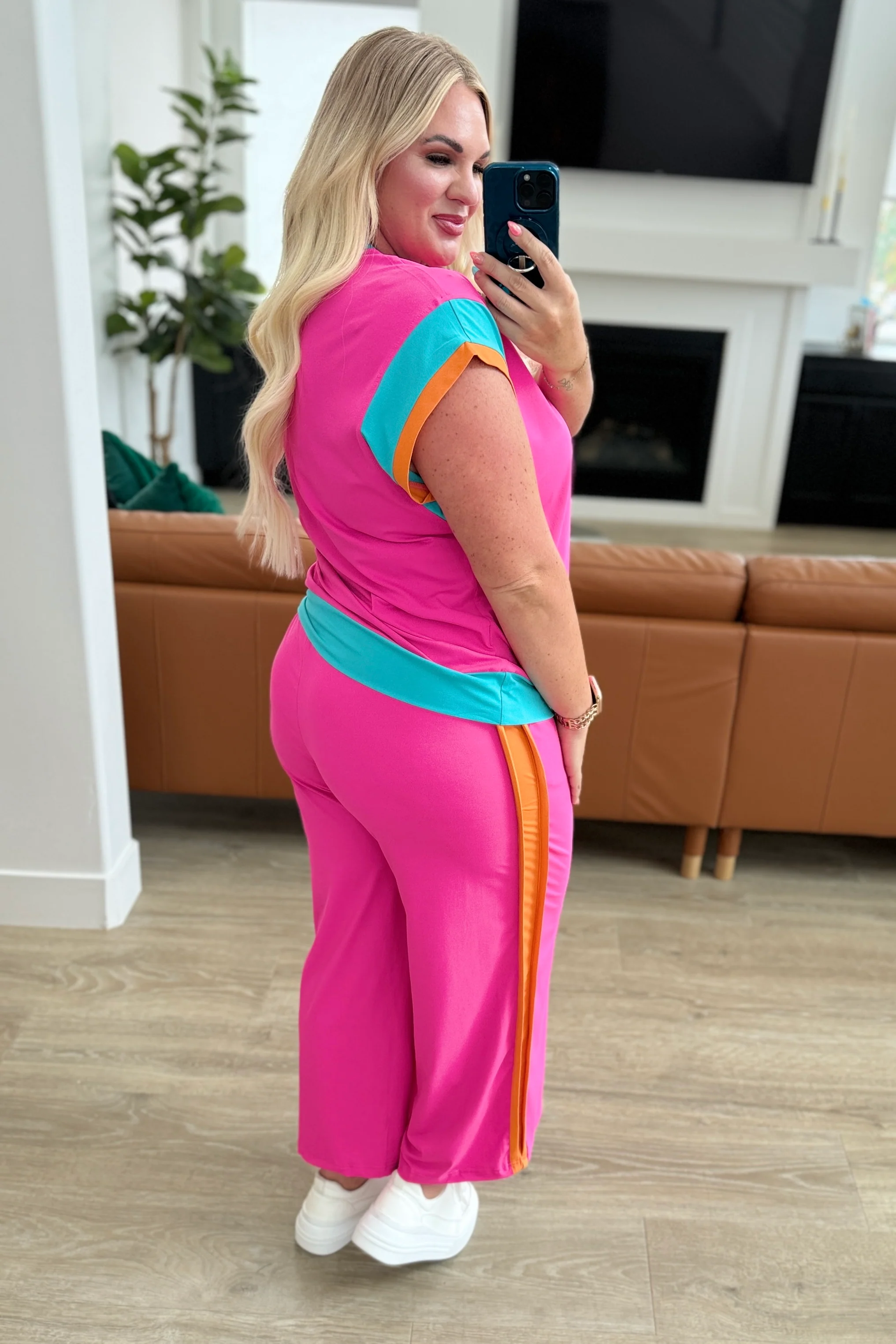 PREORDER: Colorblock Pants Set in Two Colors - Image 7