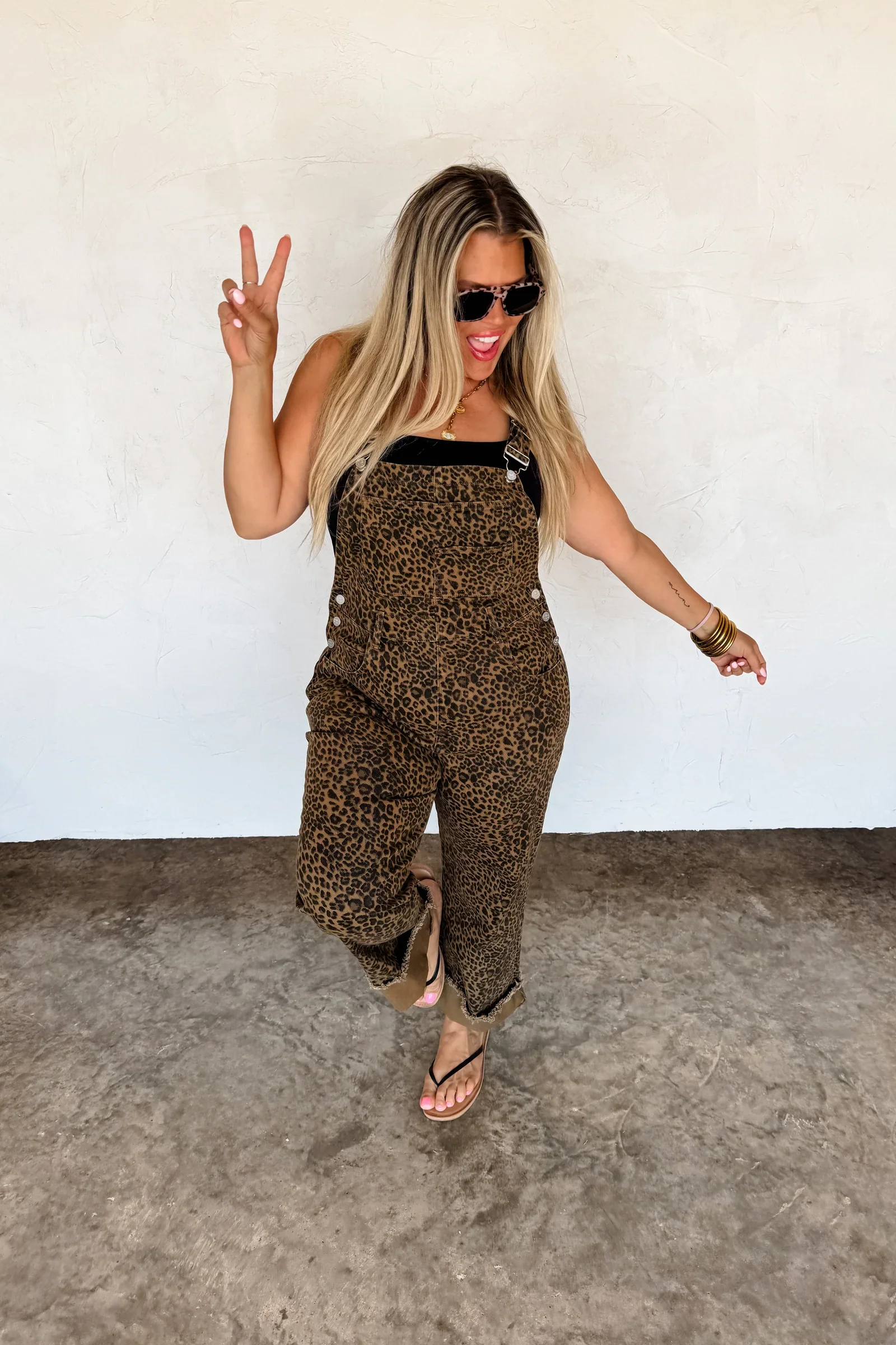 PREORDER: Dahlia Cheetah Overalls - Image 5