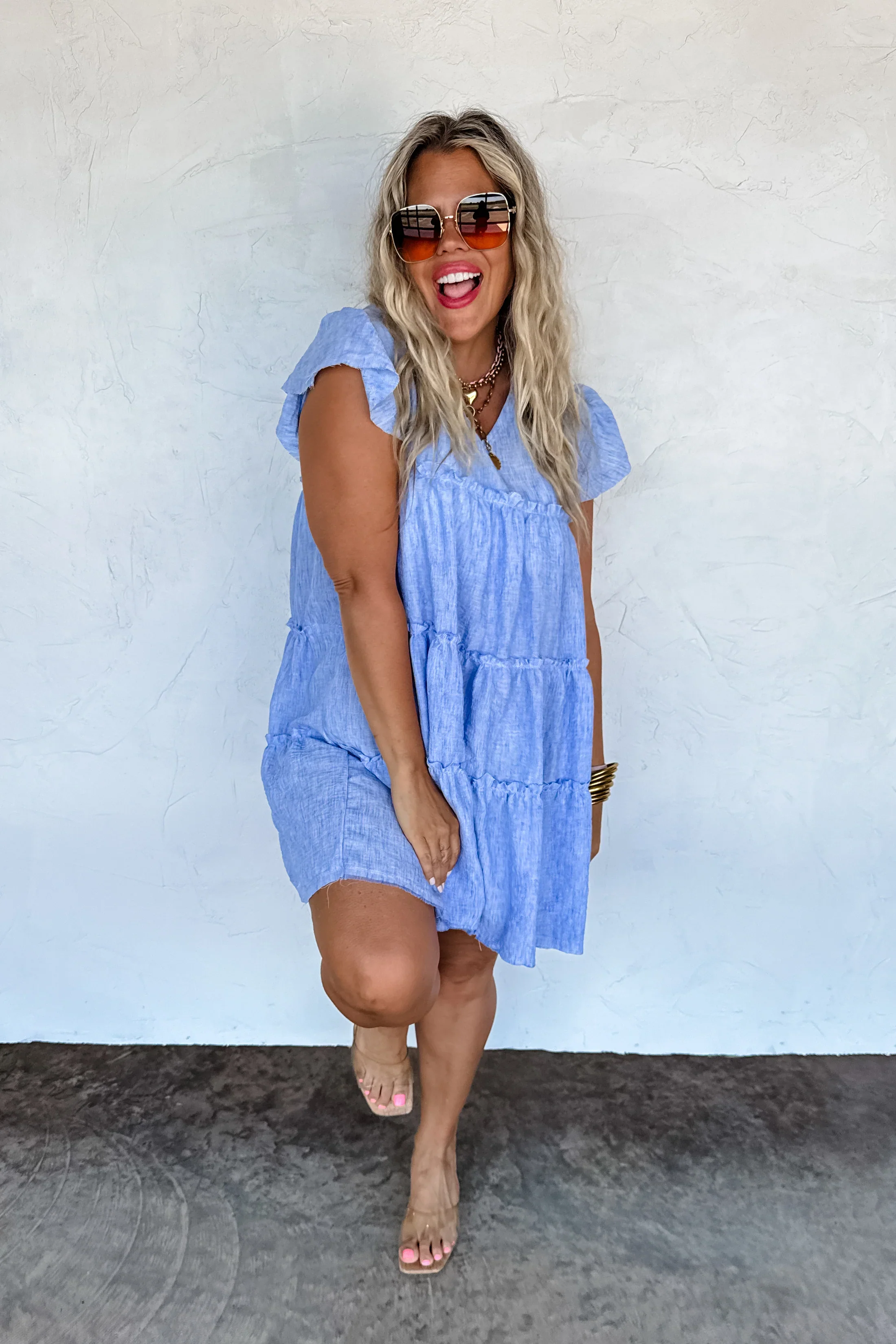 PREORDER: Day Dreaming Ruffle Dress - **Limited Qtys** - Image 7