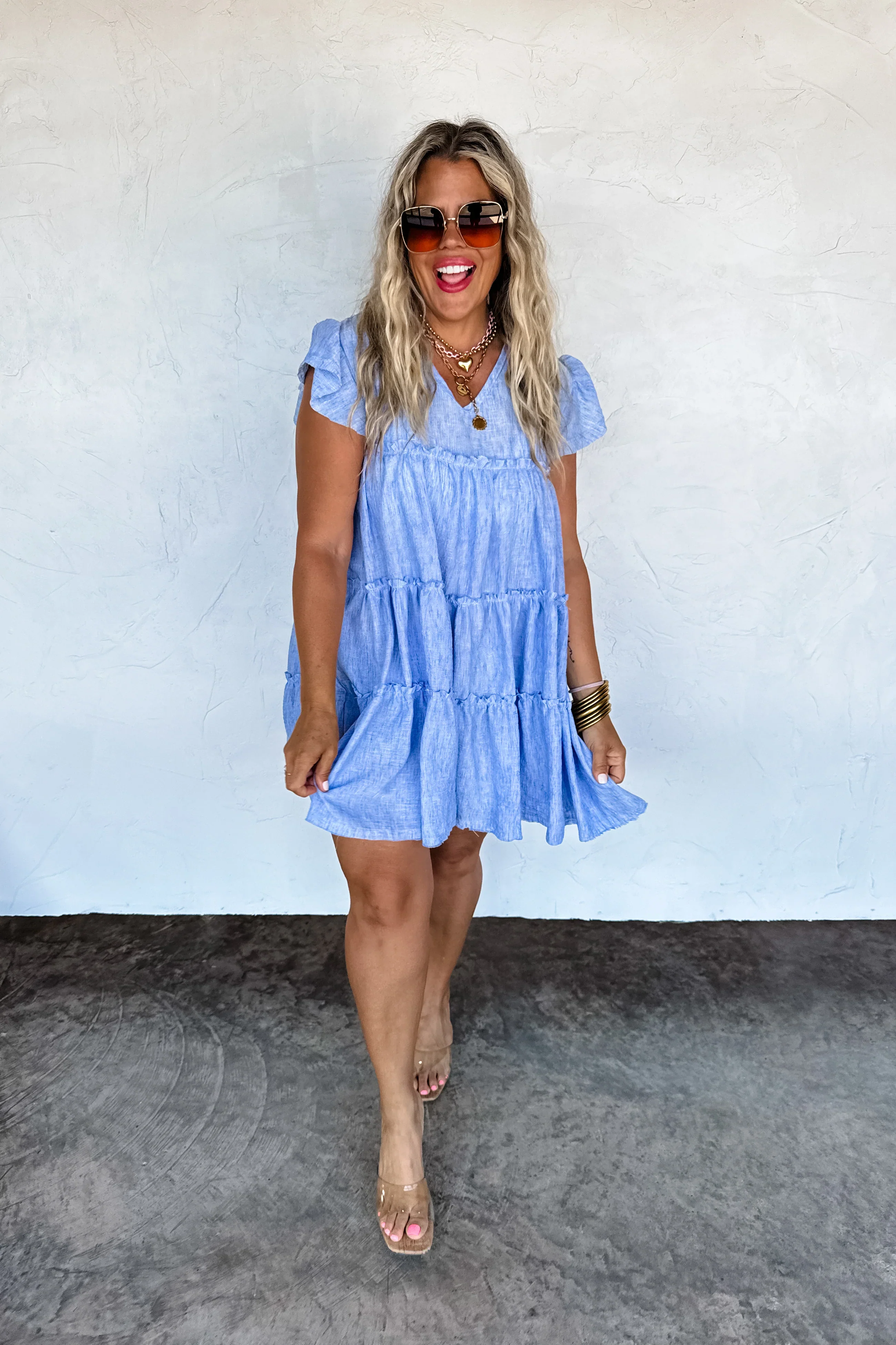 PREORDER: Day Dreaming Ruffle Dress - **Limited Qtys** - Image 8