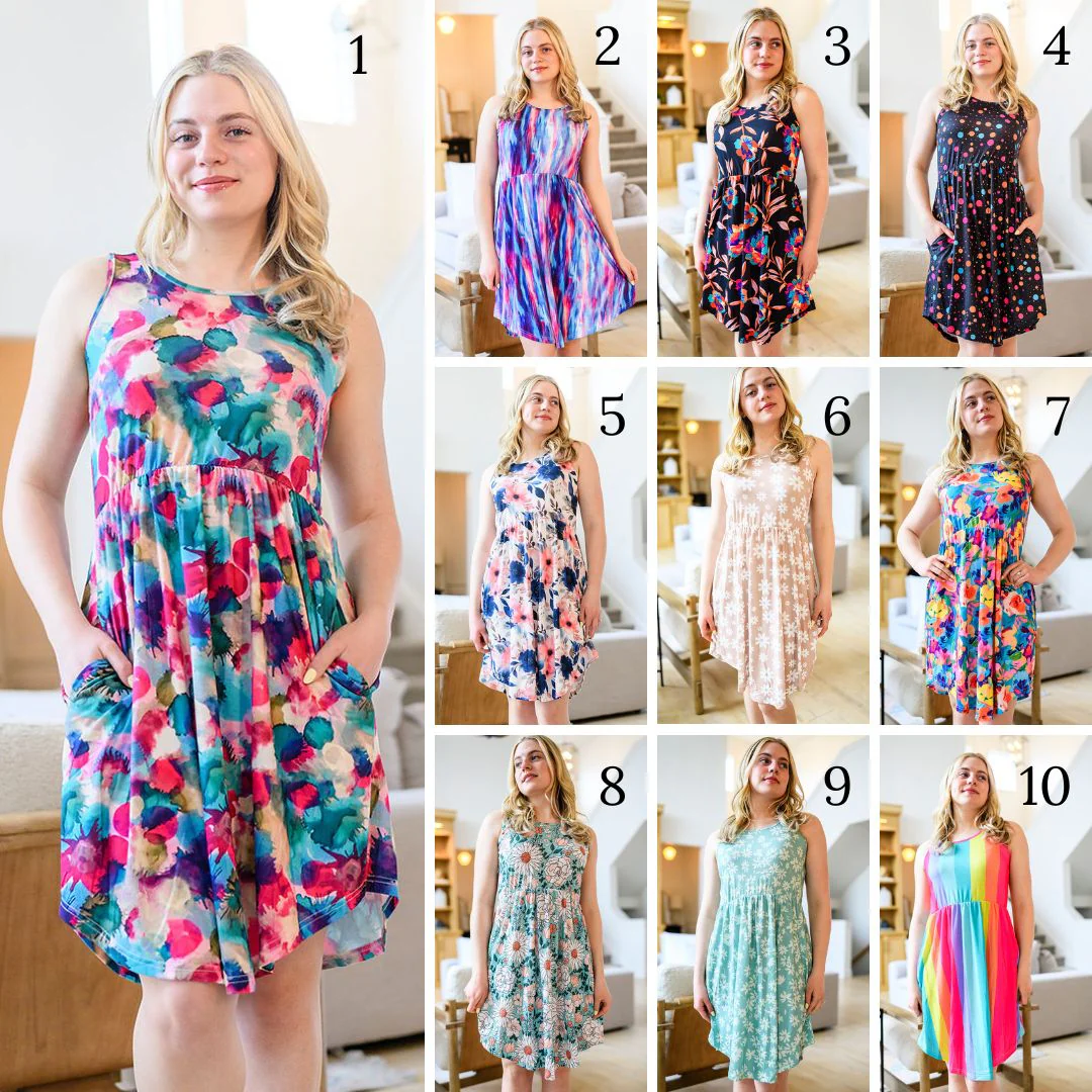 Dear Dress in Assorted Prints - RTS