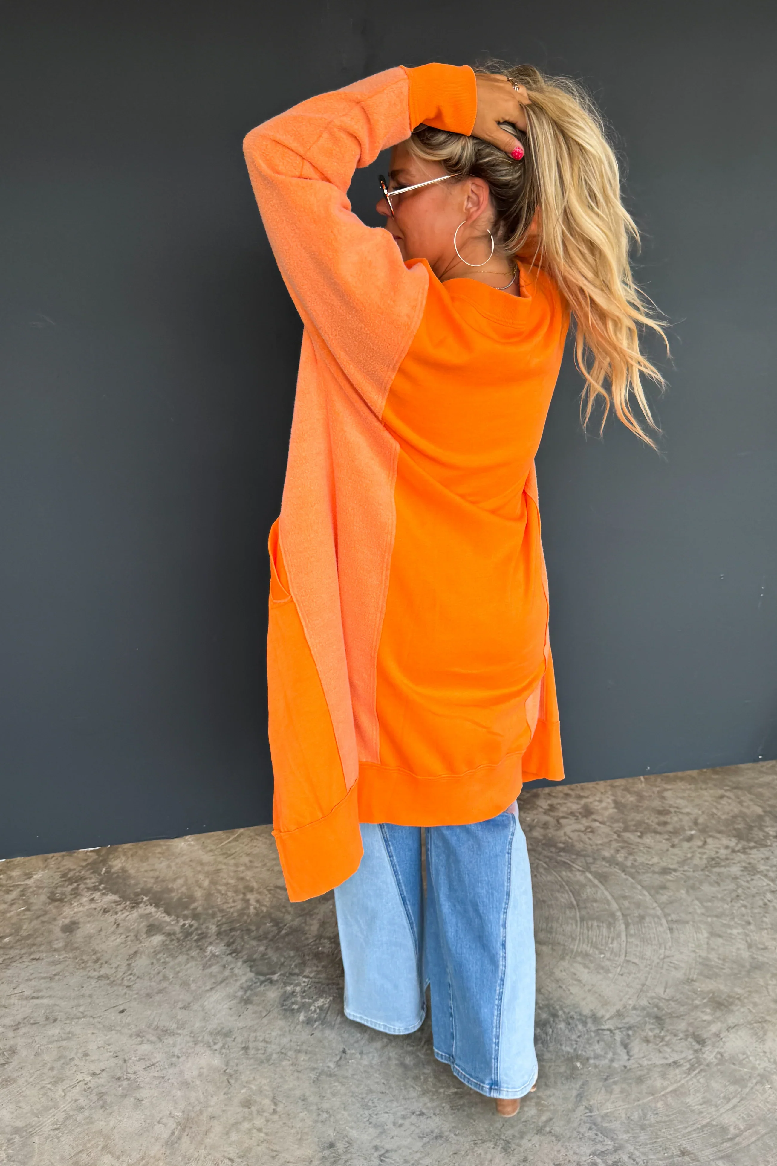 PREORDER: Desi Sweatshirt Cardigan - Image 7