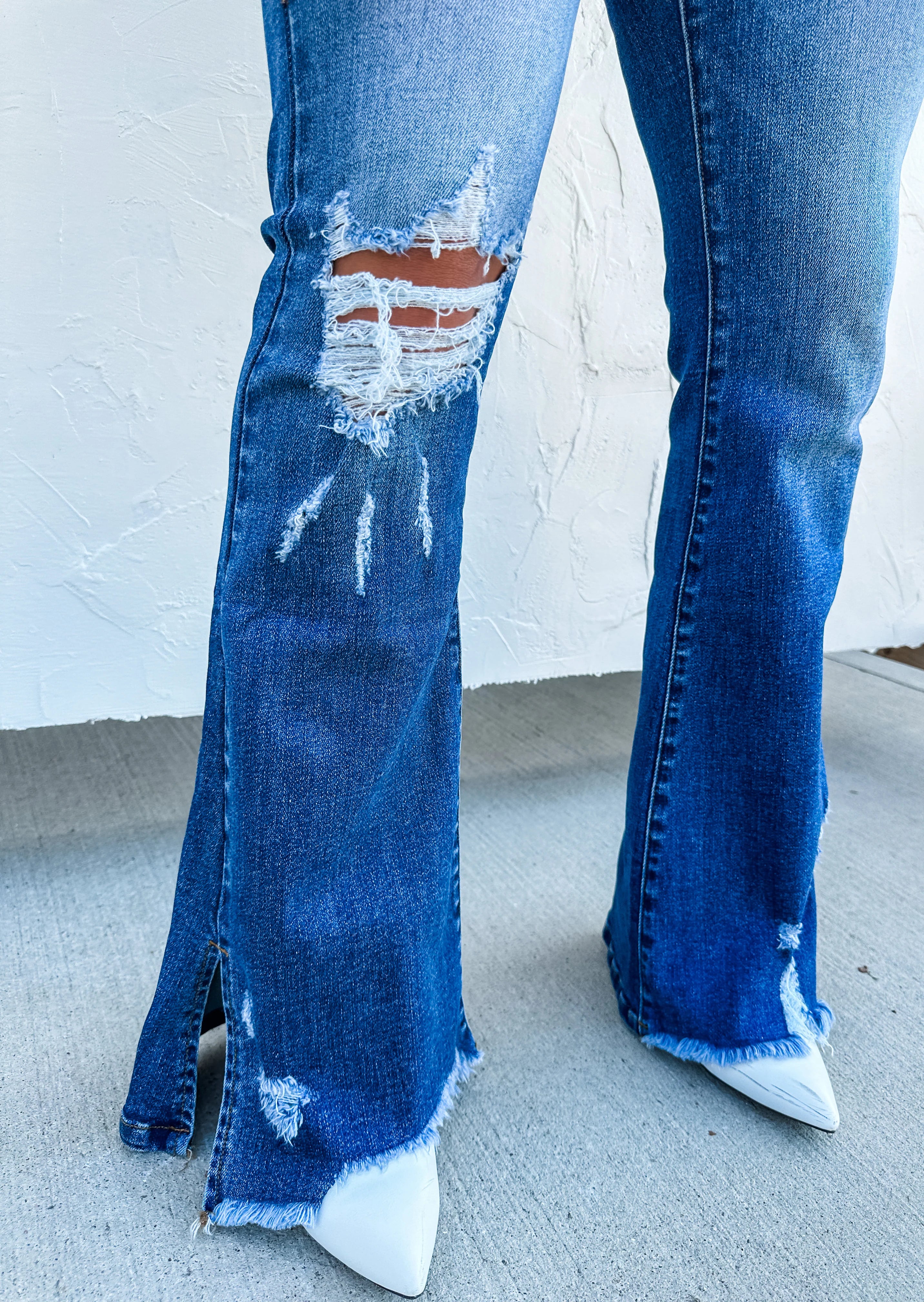 PREORDER: Diesel Split Hem Jeans Regular 32" Inseam - Image 11