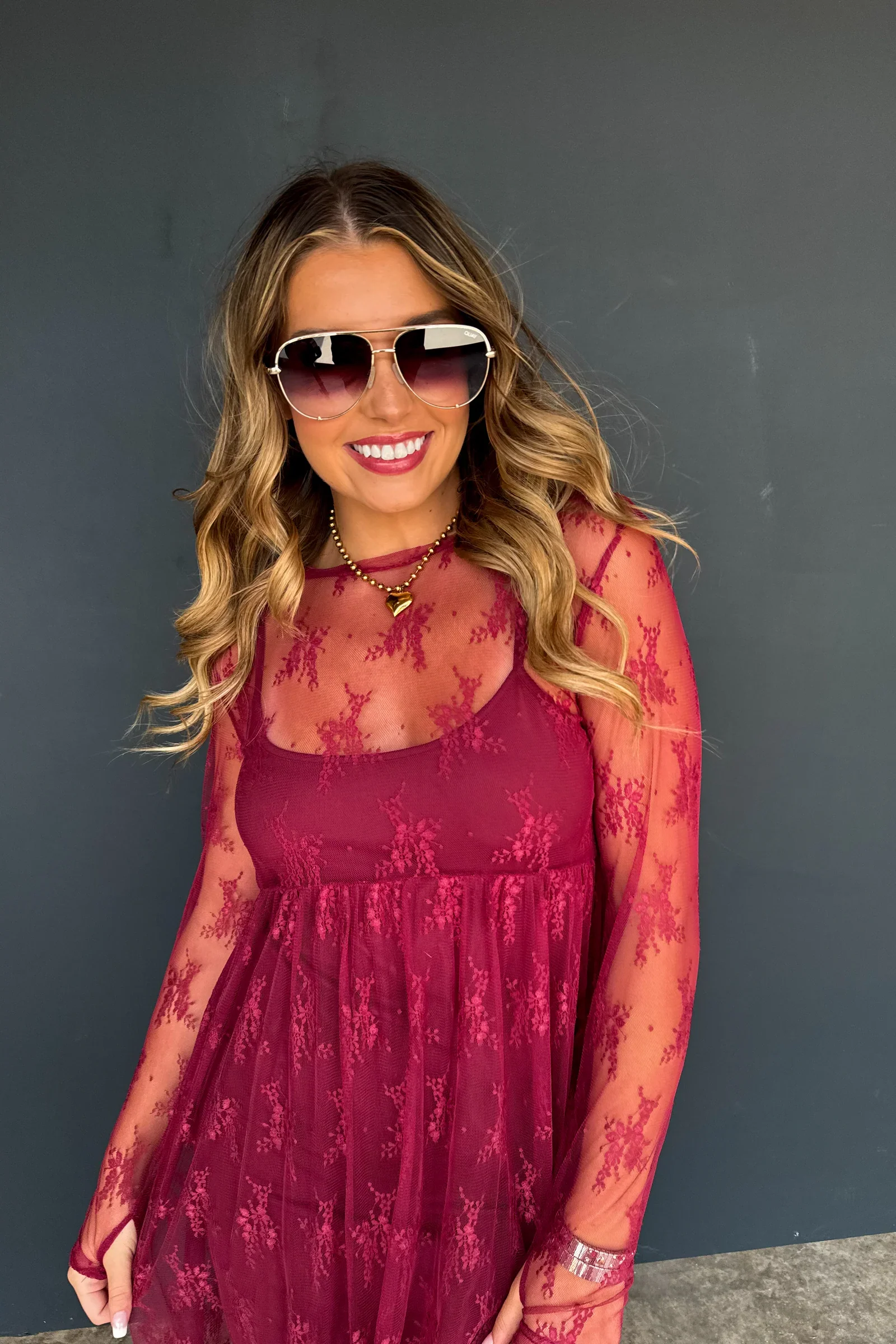 PREORDER: Evangeline Lace Dress - Image 2