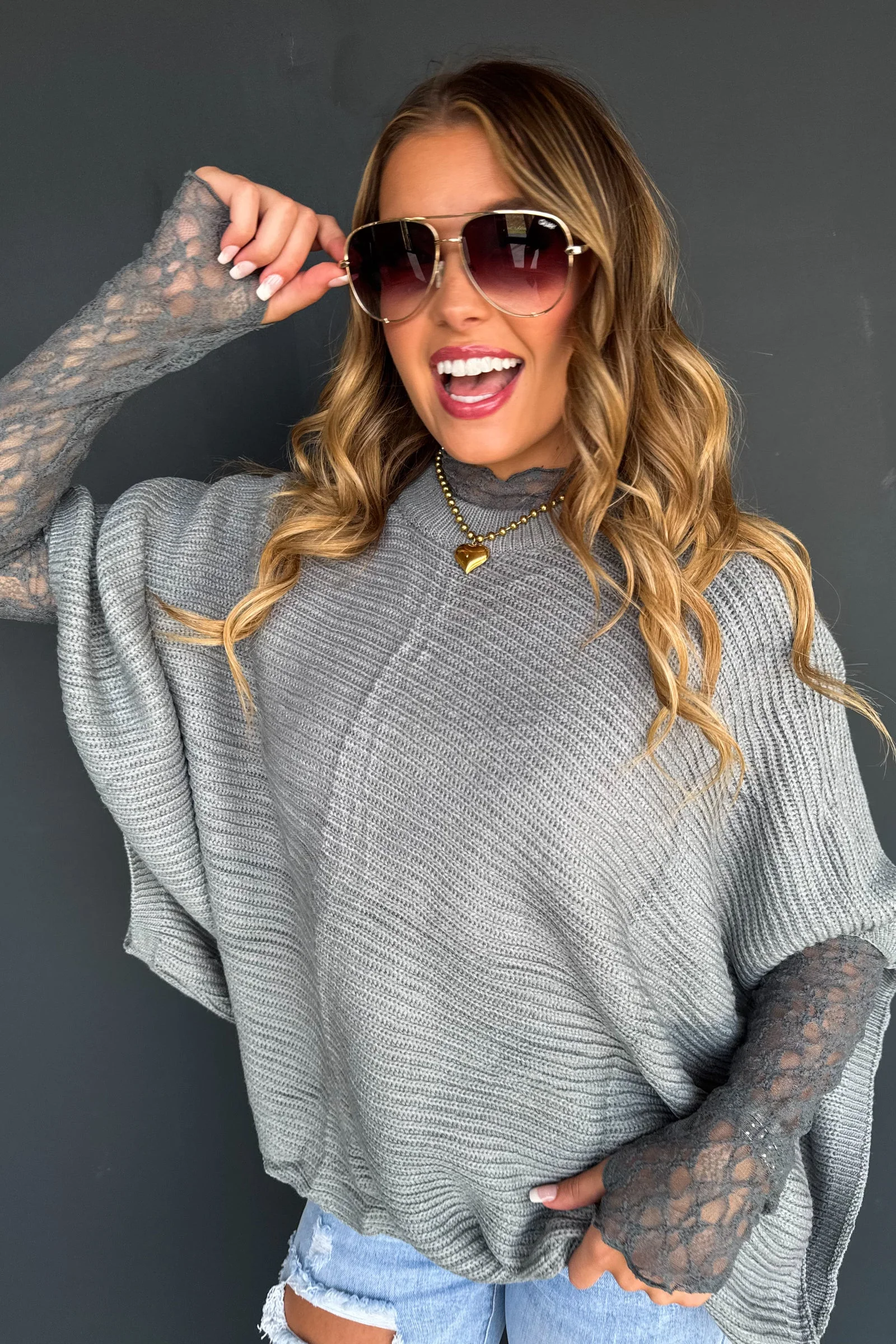 PREORDER: Fall Meg Pullover Poncho - Image 4