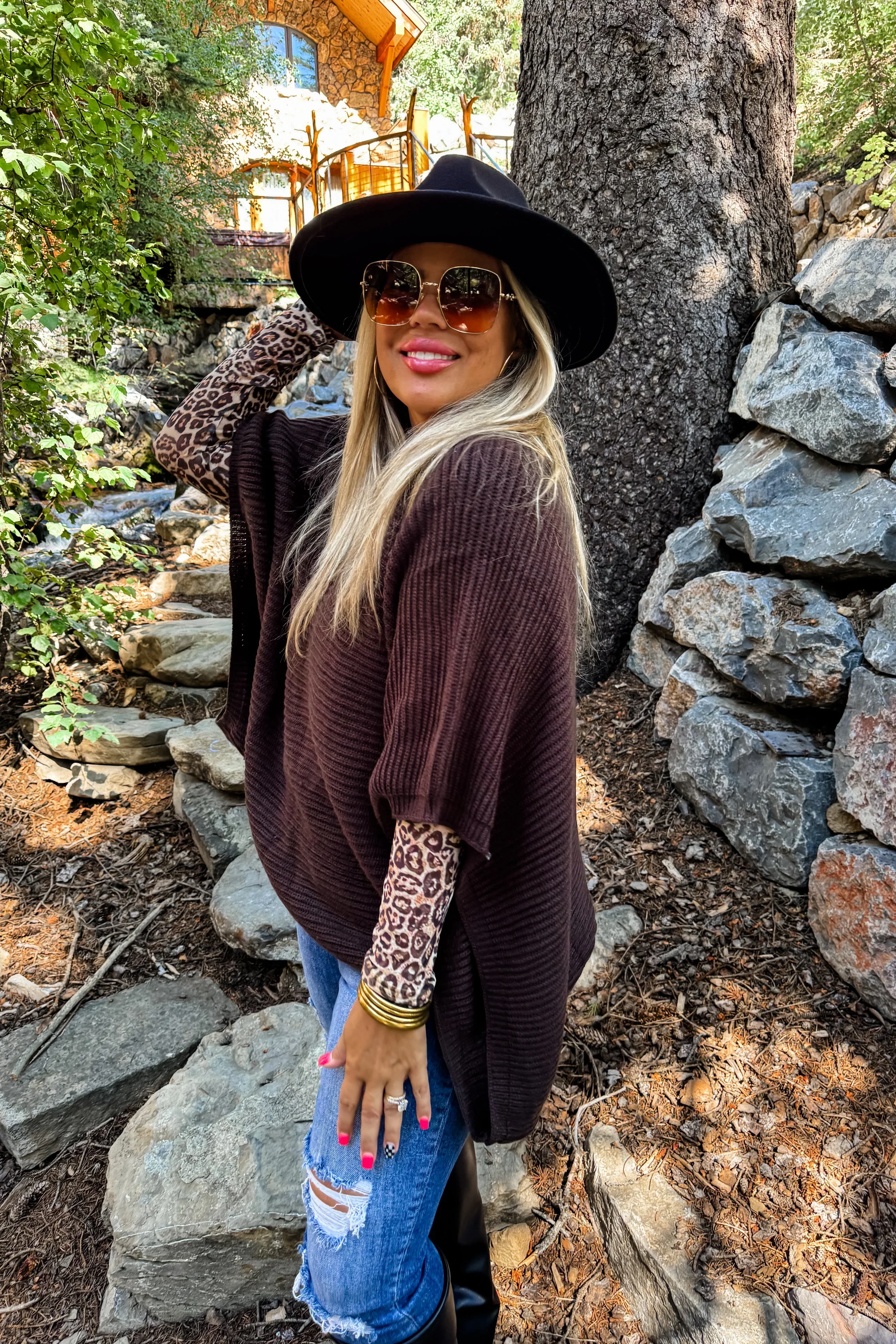 PREORDER: Fall Meg Pullover Poncho - Image 7