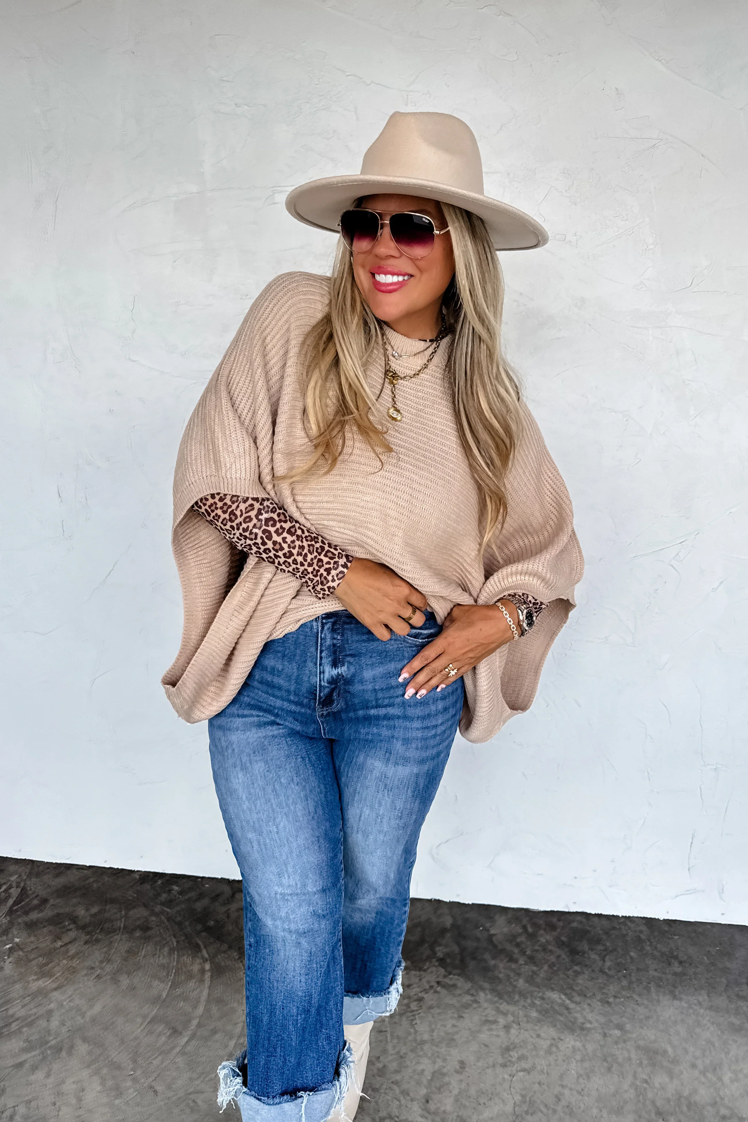 PREORDER: Fall Meg Pullover Poncho - Image 9