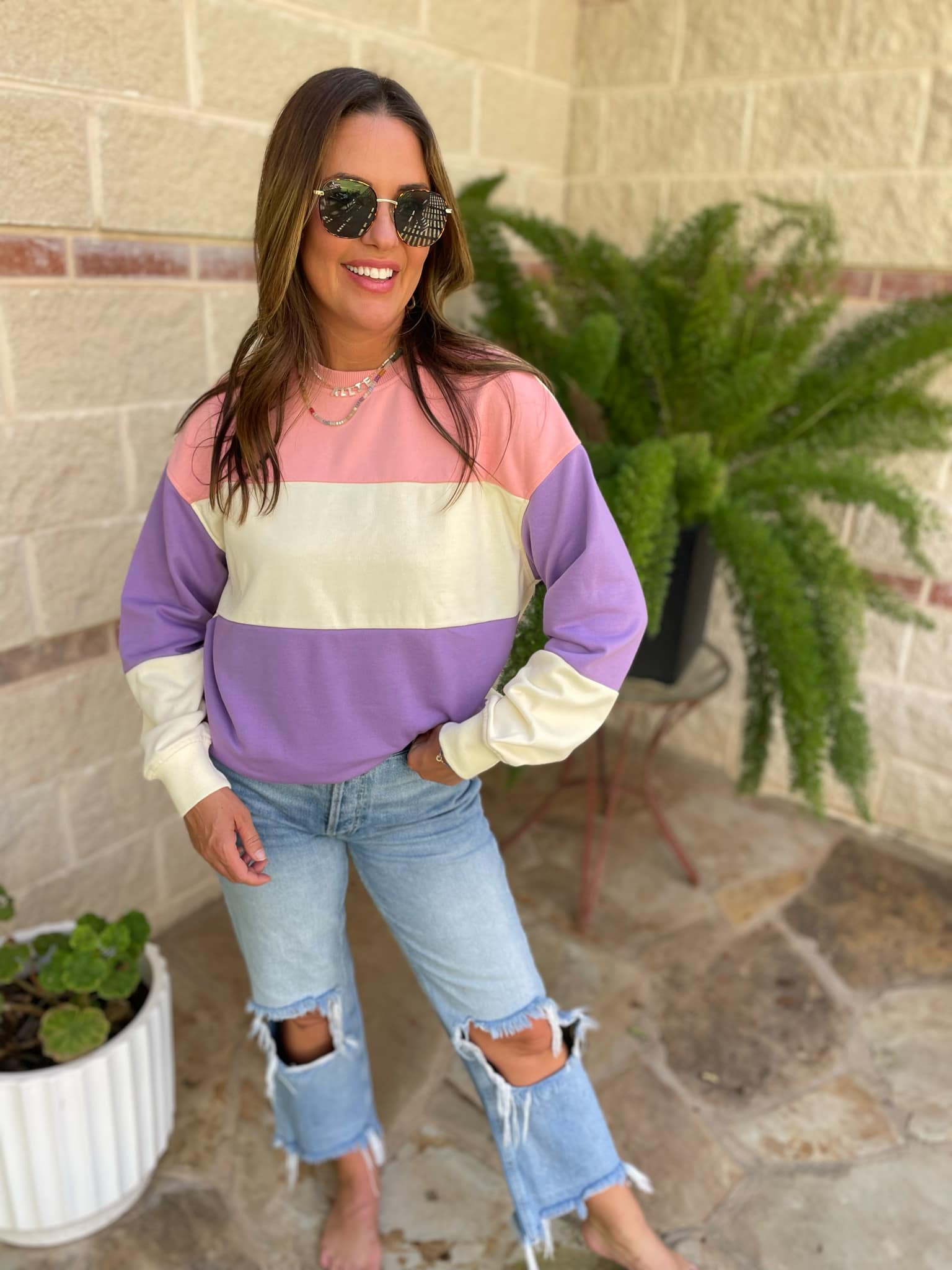 Finnley Colorblock Pullover in Four Colors - RTS - Image 4