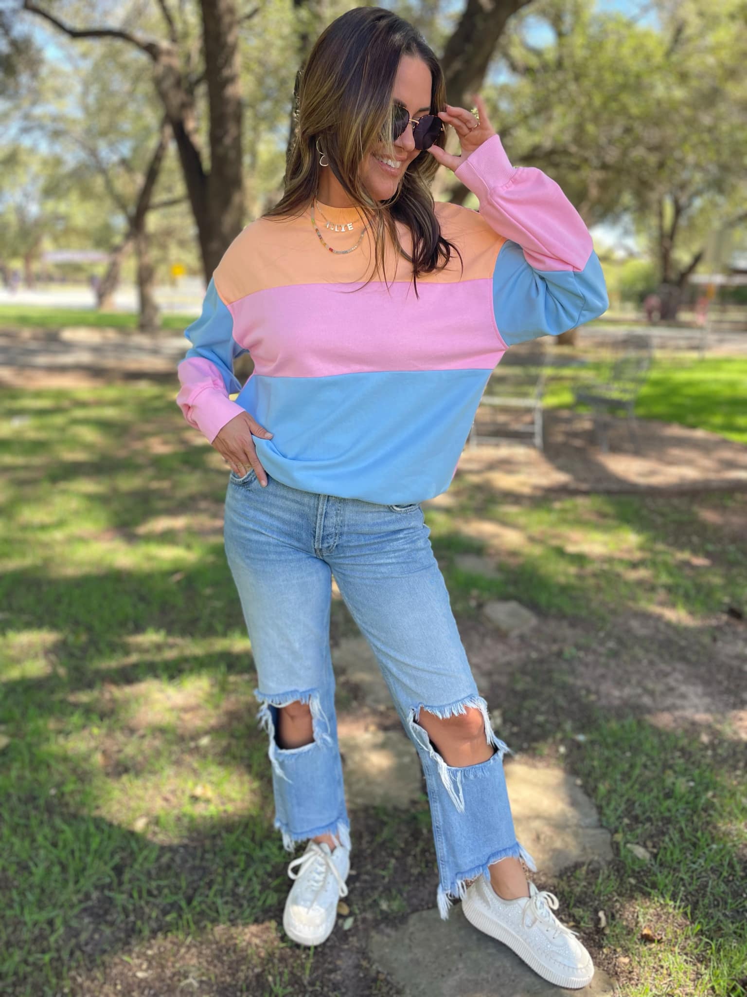 Finnley Colorblock Pullover in Four Colors - RTS - Image 6
