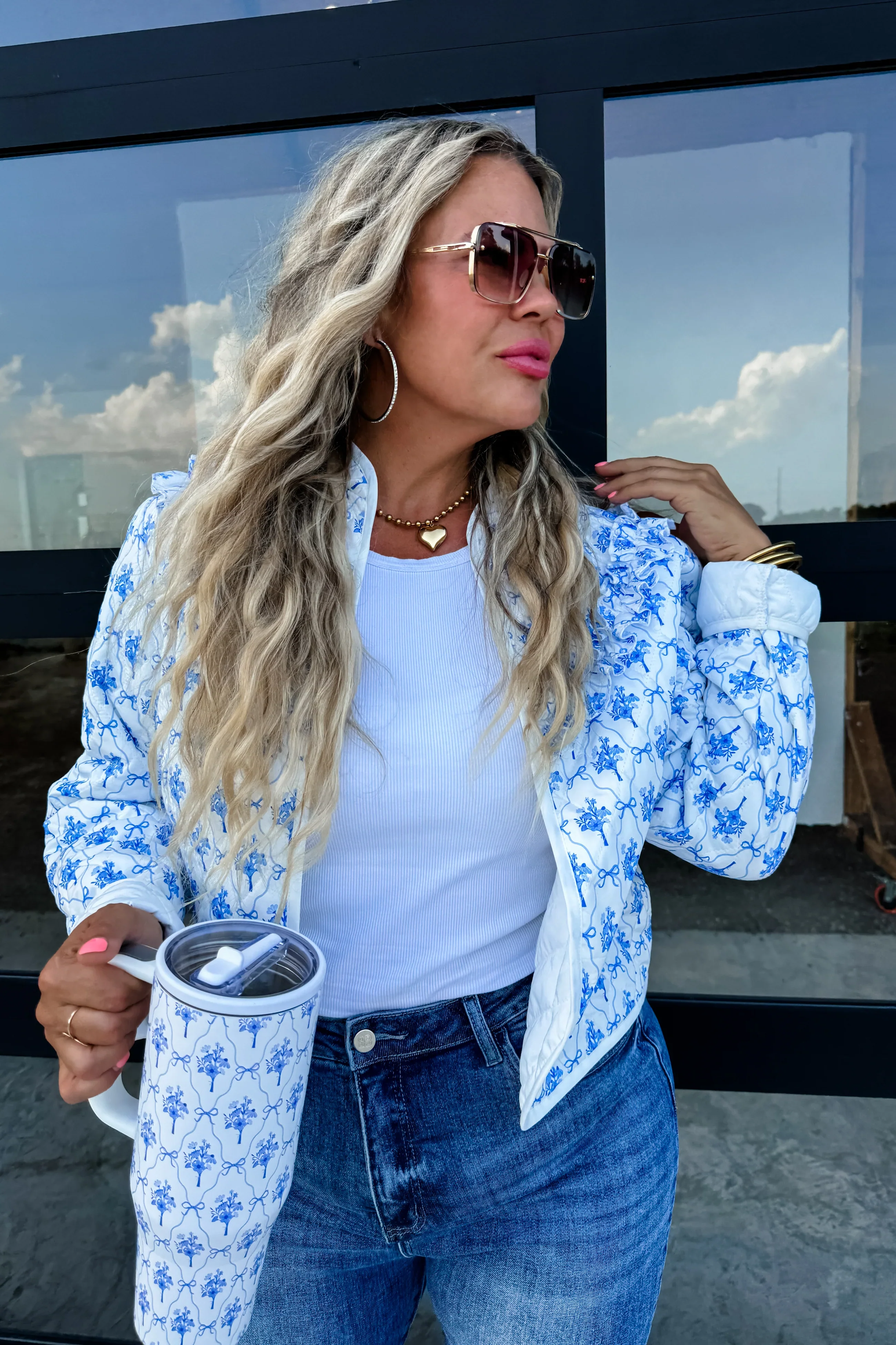 PREORDER: Flora Jane Quilted Jacket - Image 2