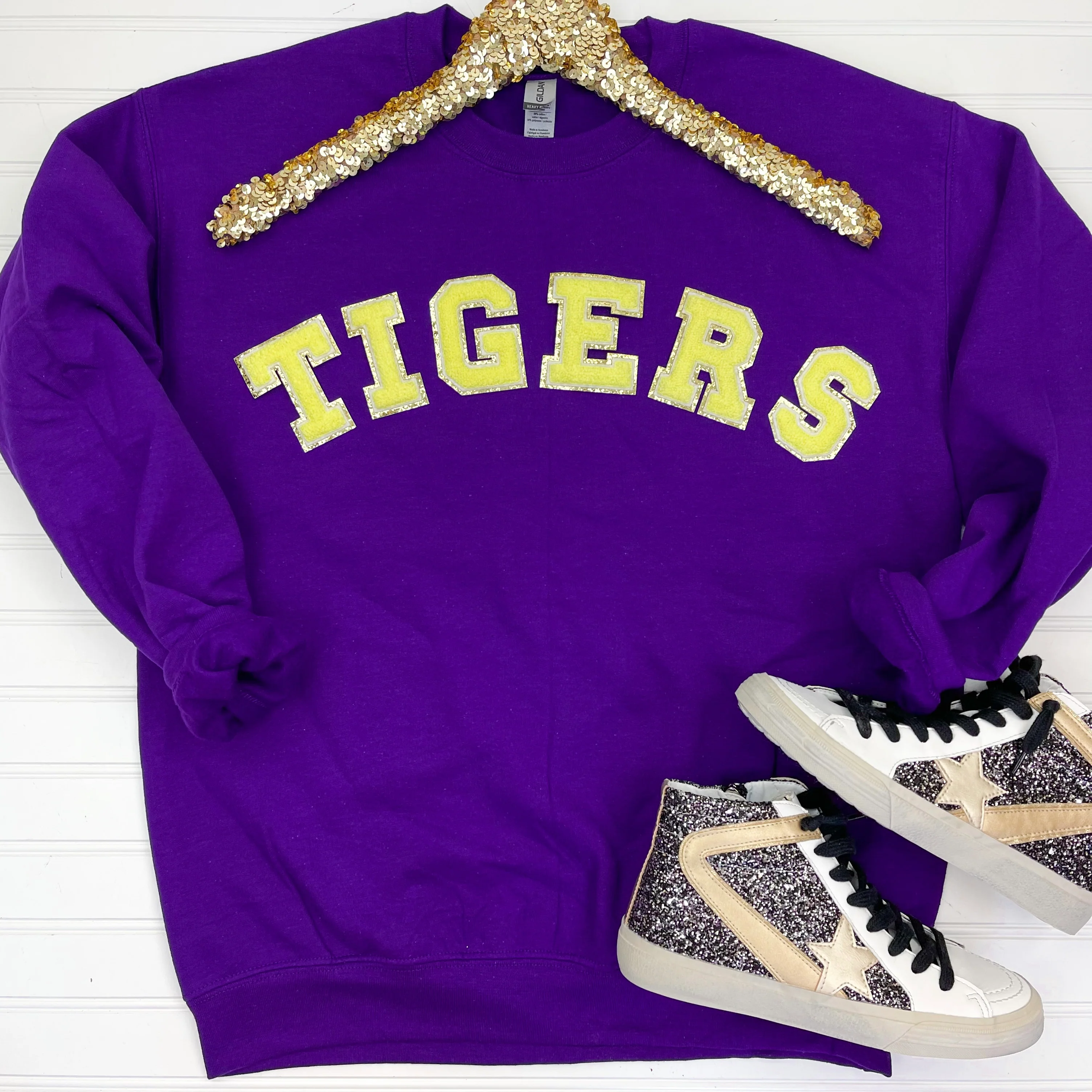 Game Day Patch Sweatshirt - Lots of Team Options! - RTS - Image 4