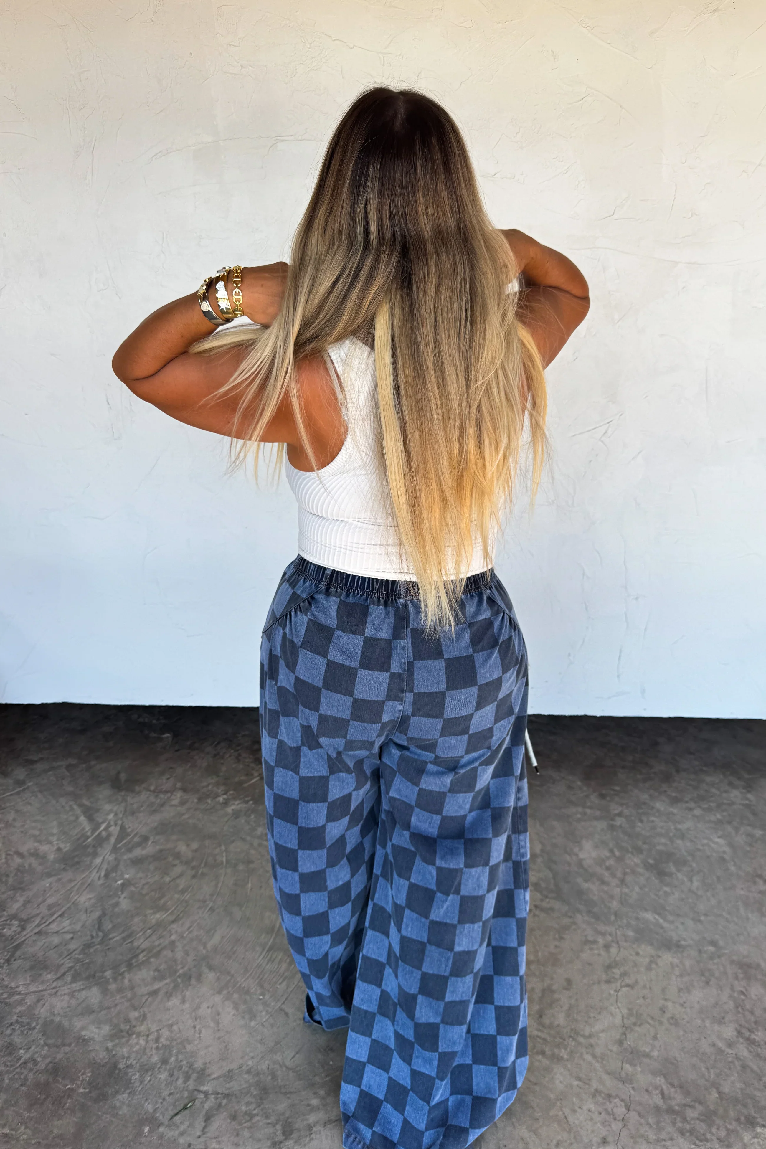PREORDER: Go with the Flow Checker Pants - Image 4