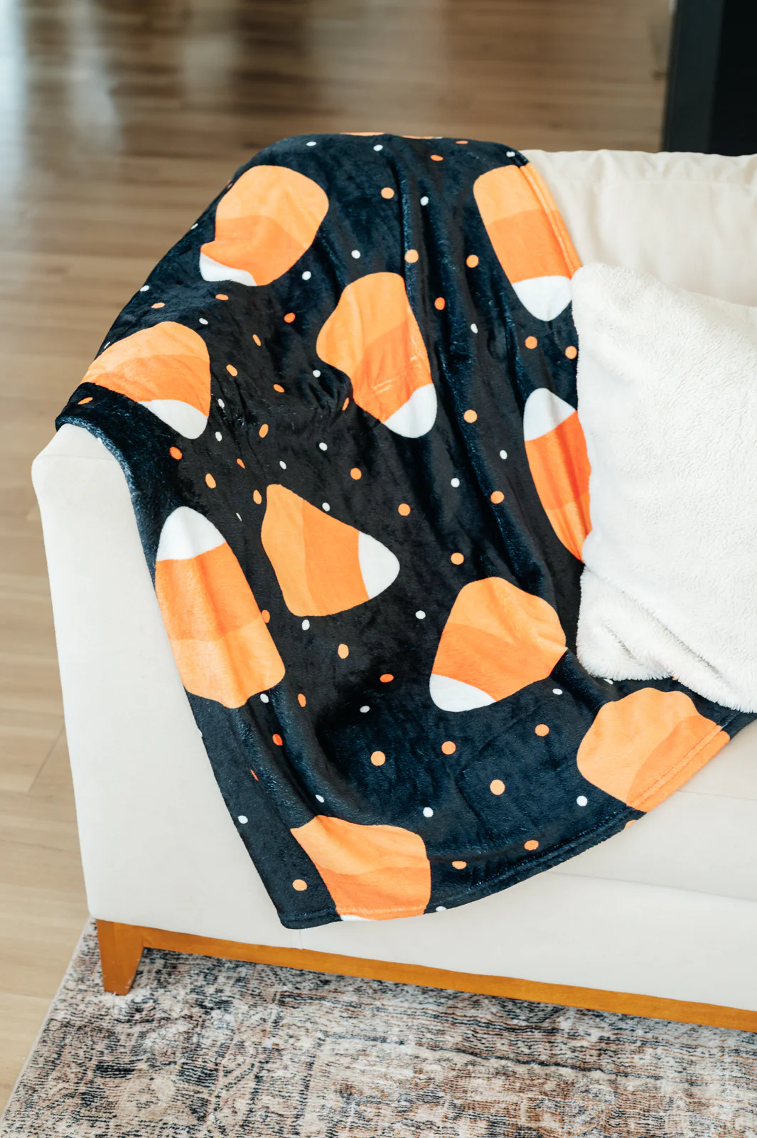 Halloween Fleece Blanket in Jumbo Candies - RTS