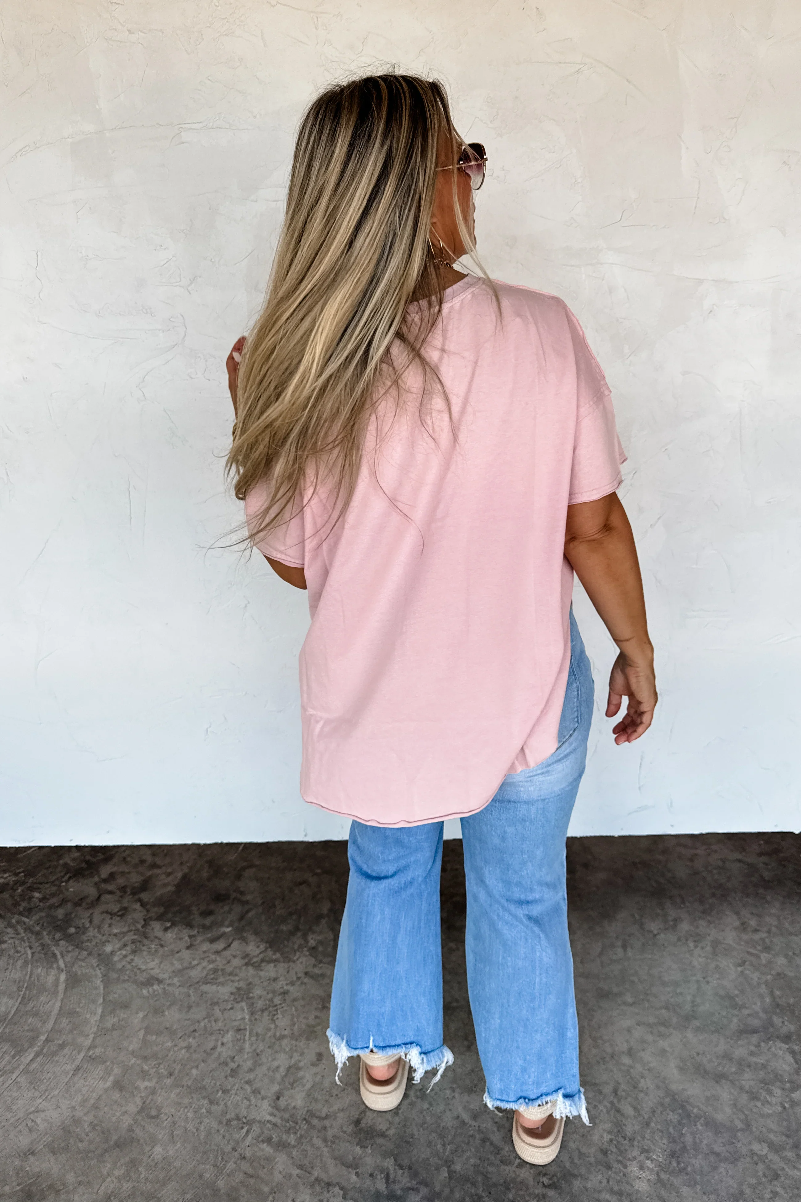 PREORDER: Joey Washed Cotton Boyfriend Tee - Image 11