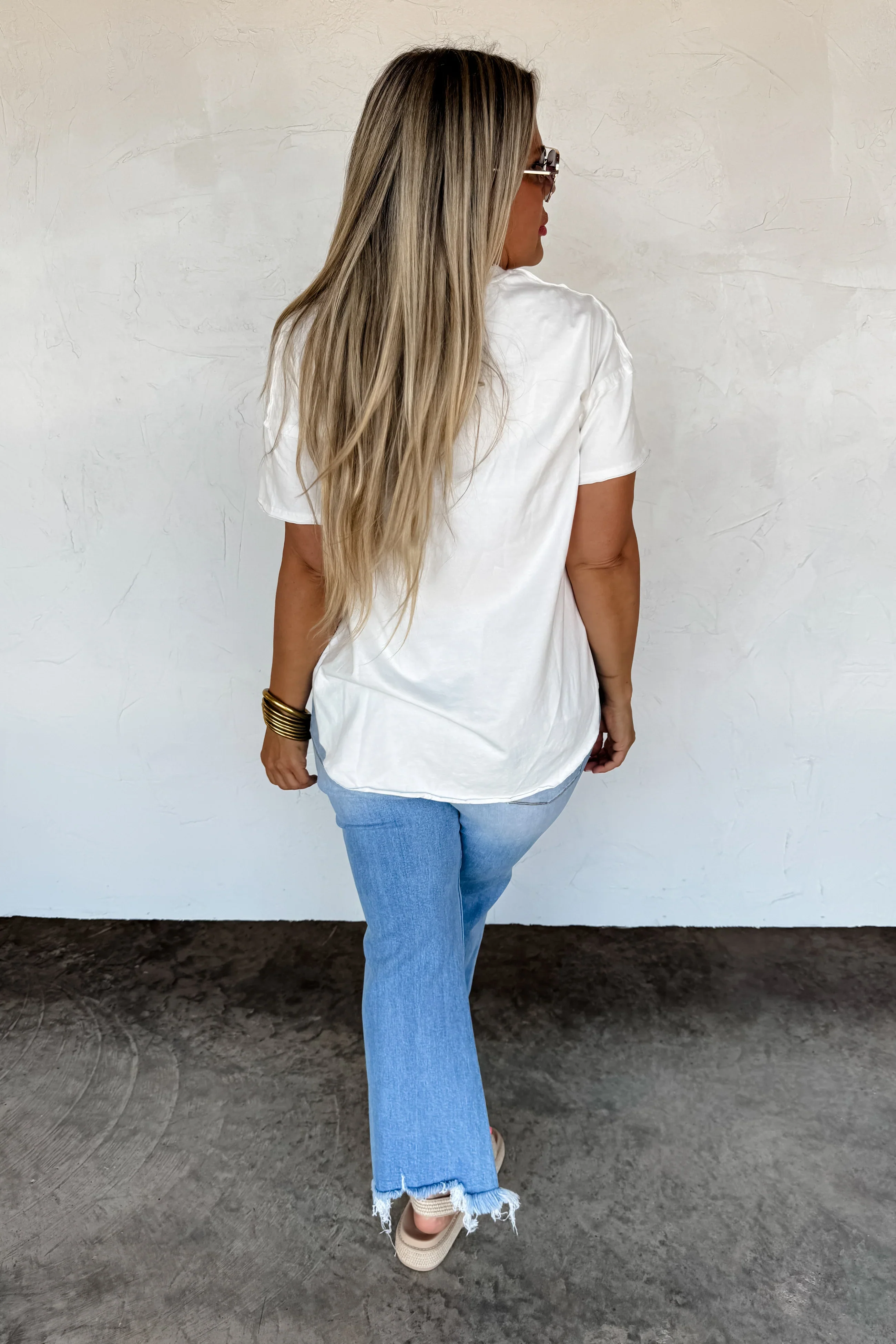 PREORDER: Joey Washed Cotton Boyfriend Tee - Image 8