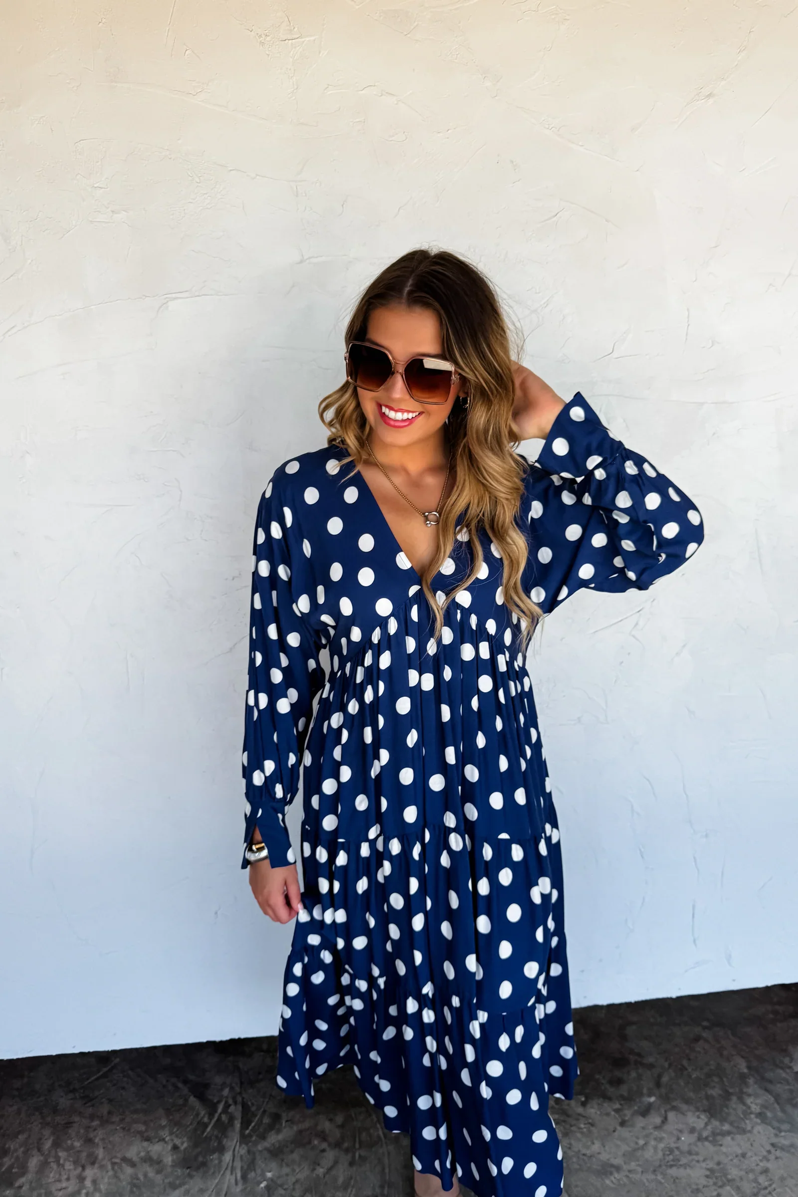 PREORDER: Kora Polka Dot Dress - Image 2