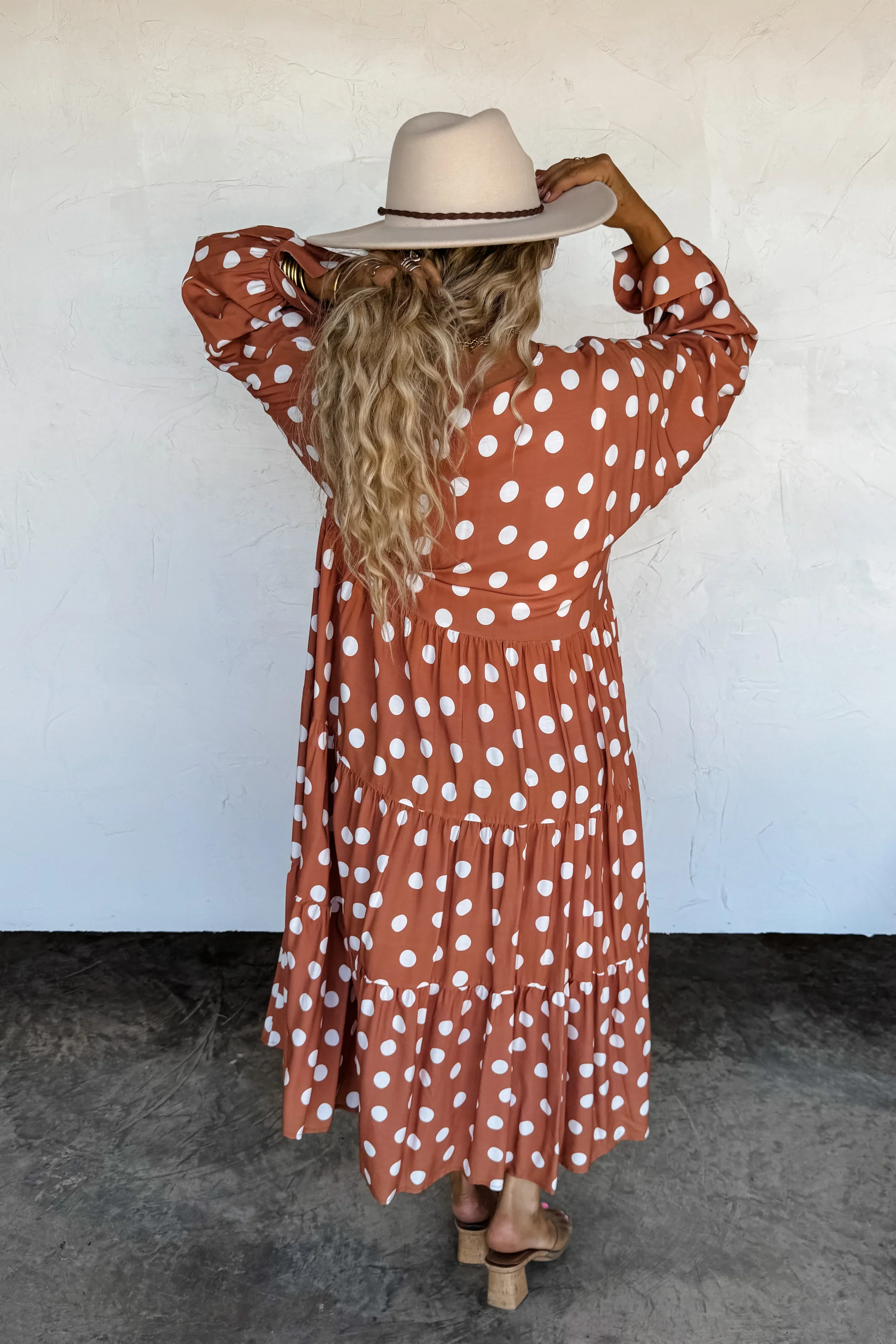 PREORDER: Kora Polka Dot Dress - Image 6