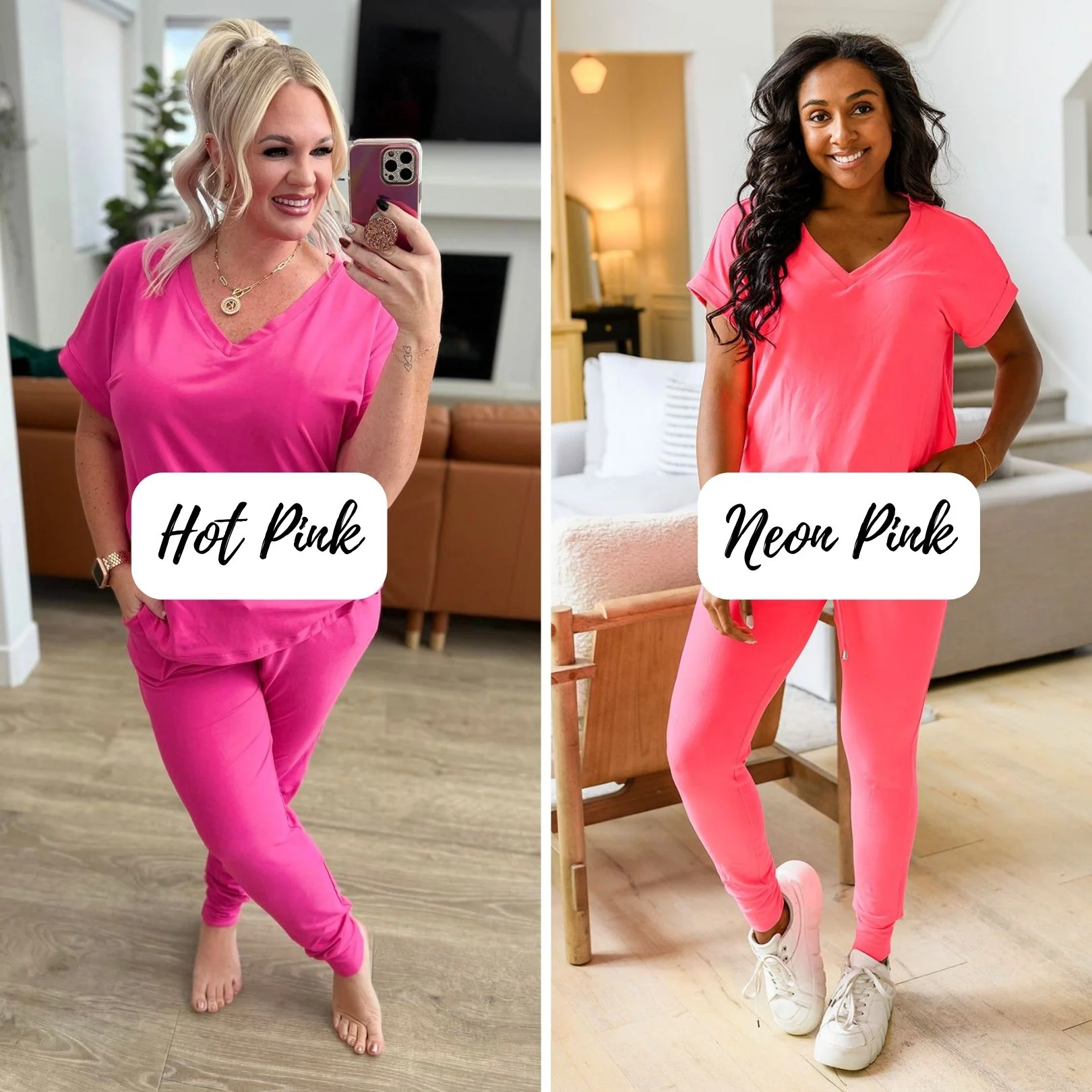 Krisie V-Neck Lounge Set in Six Colors - RTS - Image 19