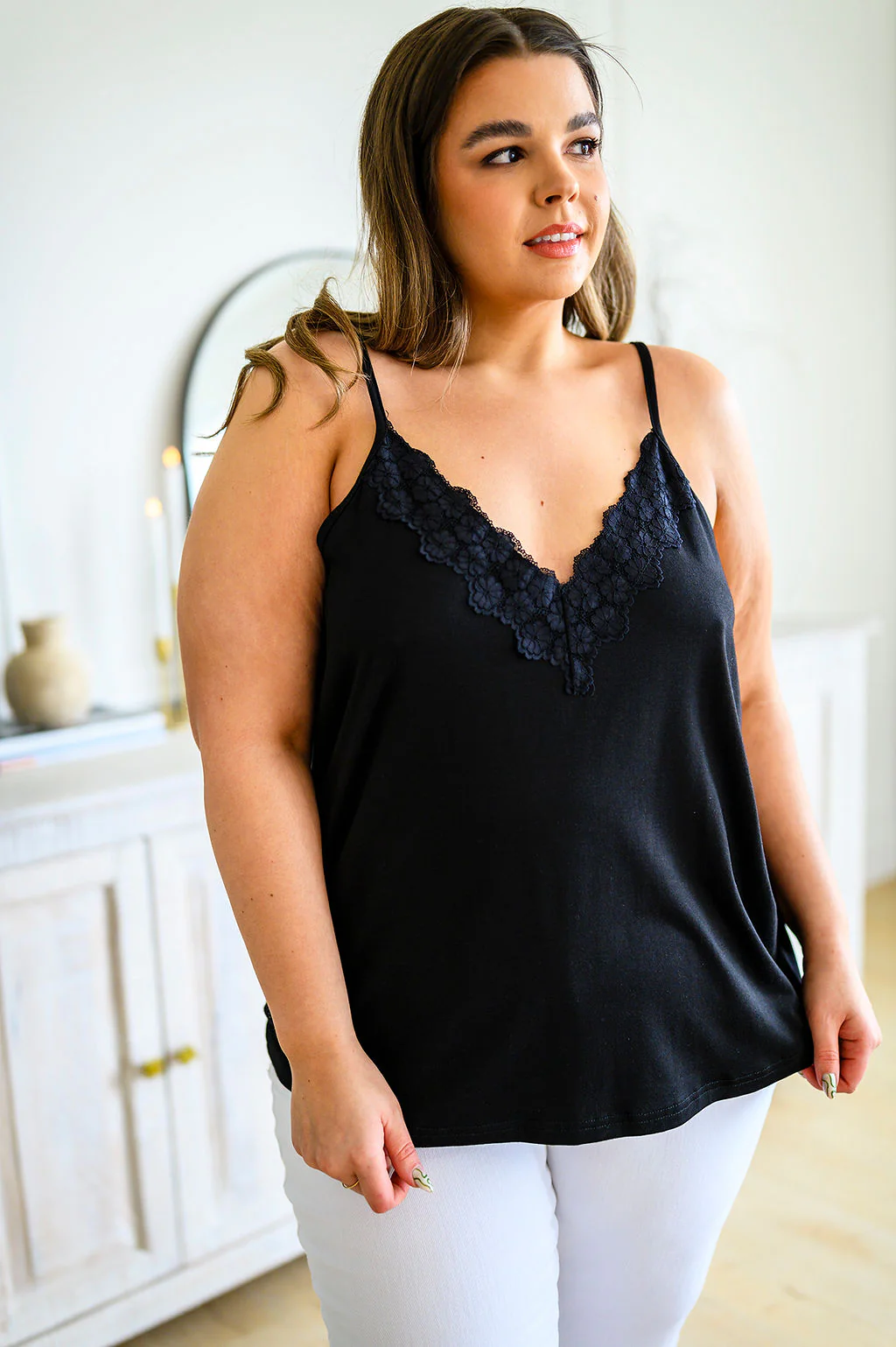 Lace Trim Top in Seven Colors - RTS - Image 5