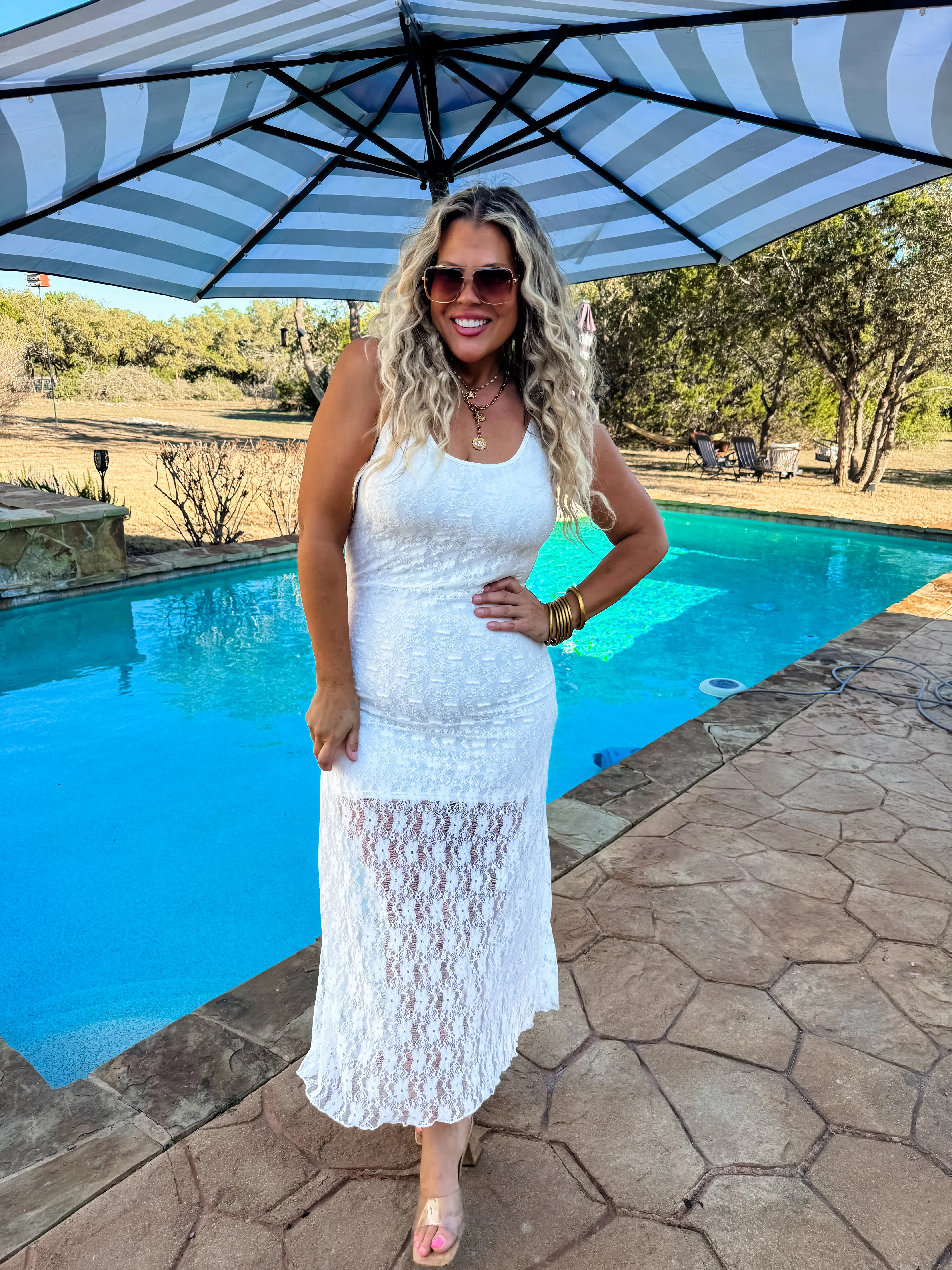 PREORDER: Leely Lace Dress in Three Colors - Image 3