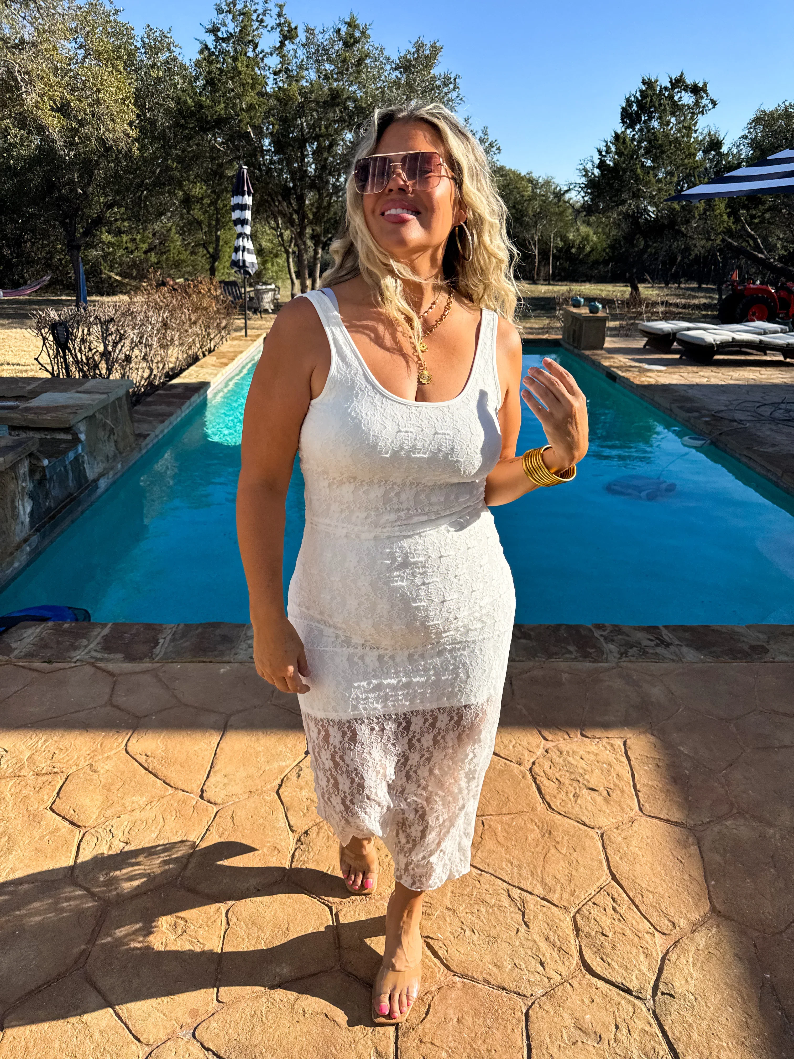 PREORDER: Leely Lace Dress in Three Colors - Image 4