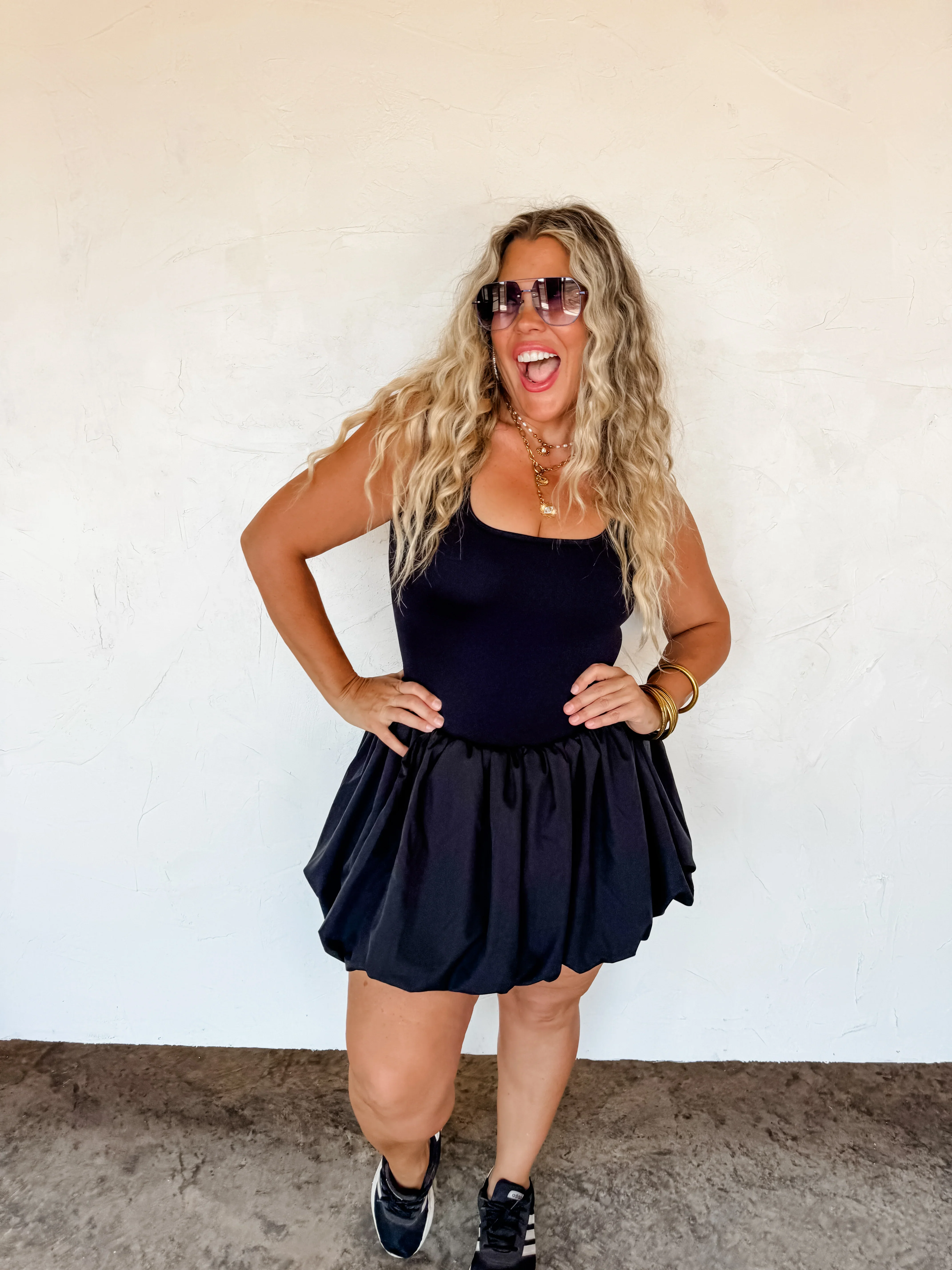 PREORDER: Let's Play Bubble Skort Dress in Two Colors - Image 5