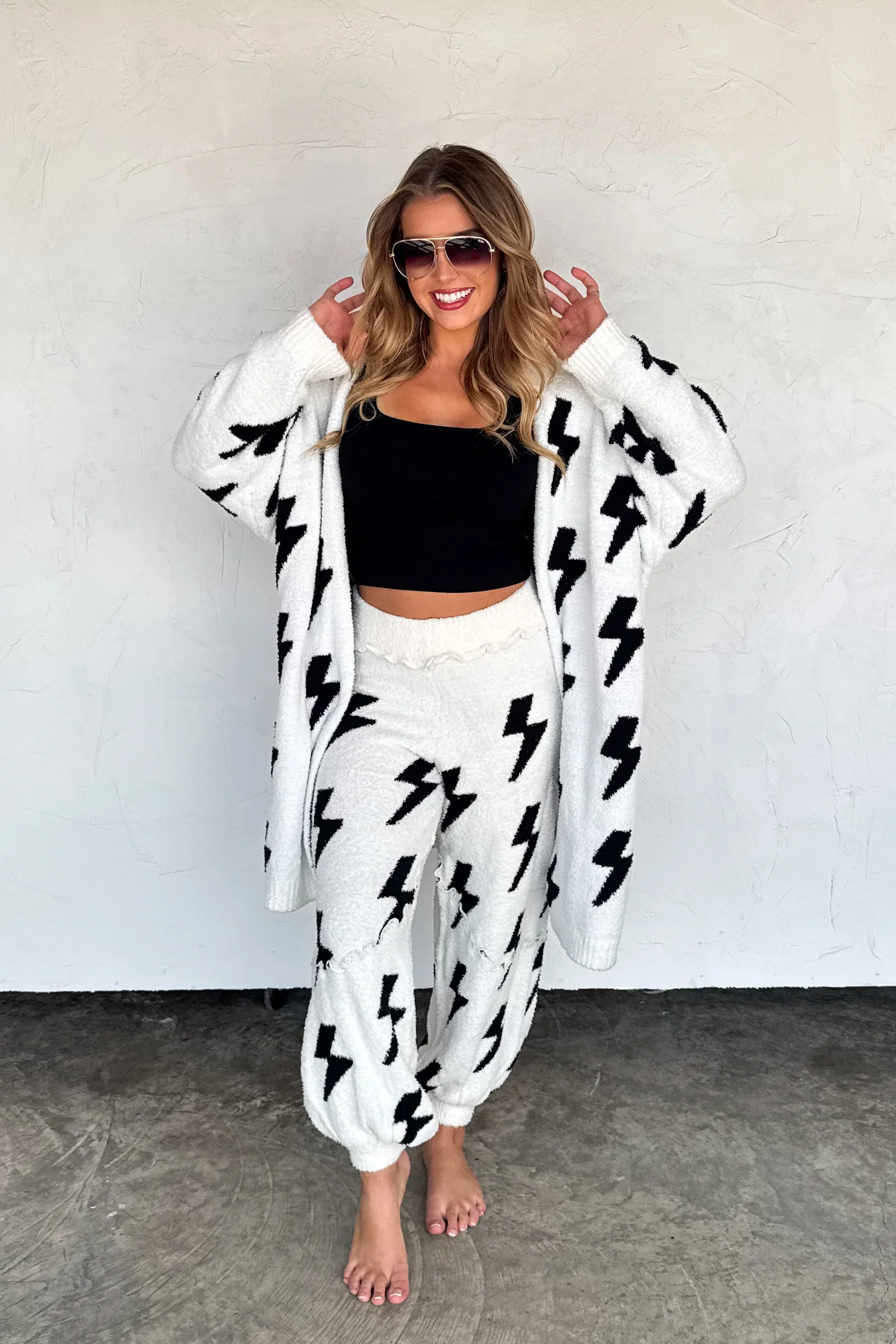 PREORDER: Lightning & Cheetah Cloud Lounge Pants - Image 3