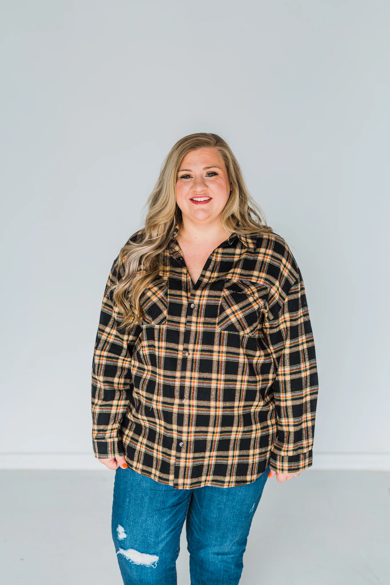 Lightweight Plaid Flannel In Four Colors - RTS - Image 16