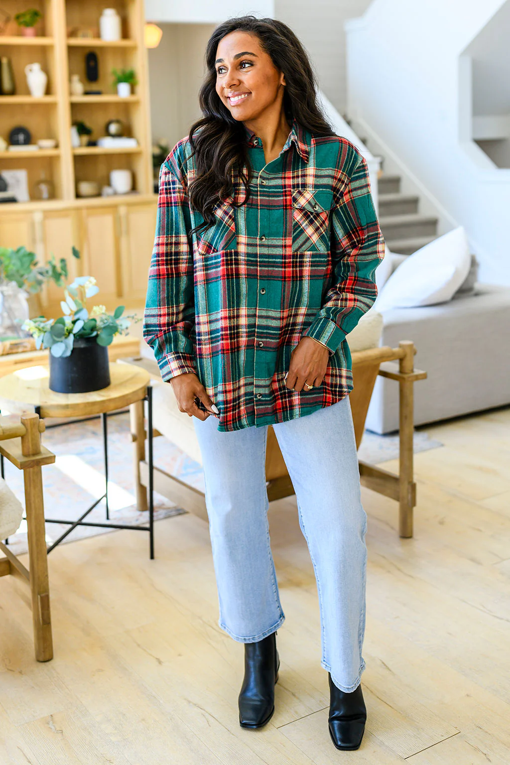 Lightweight Plaid Flannel In Four Colors - RTS - Image 7