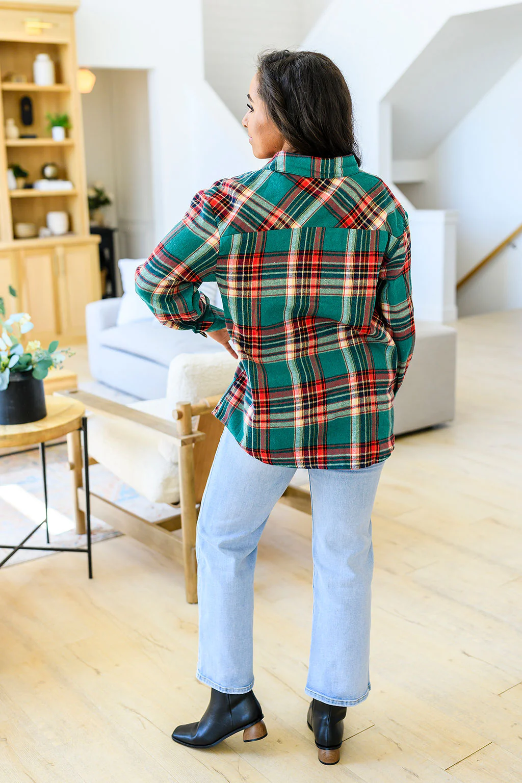 Lightweight Plaid Flannel In Four Colors - RTS - Image 9