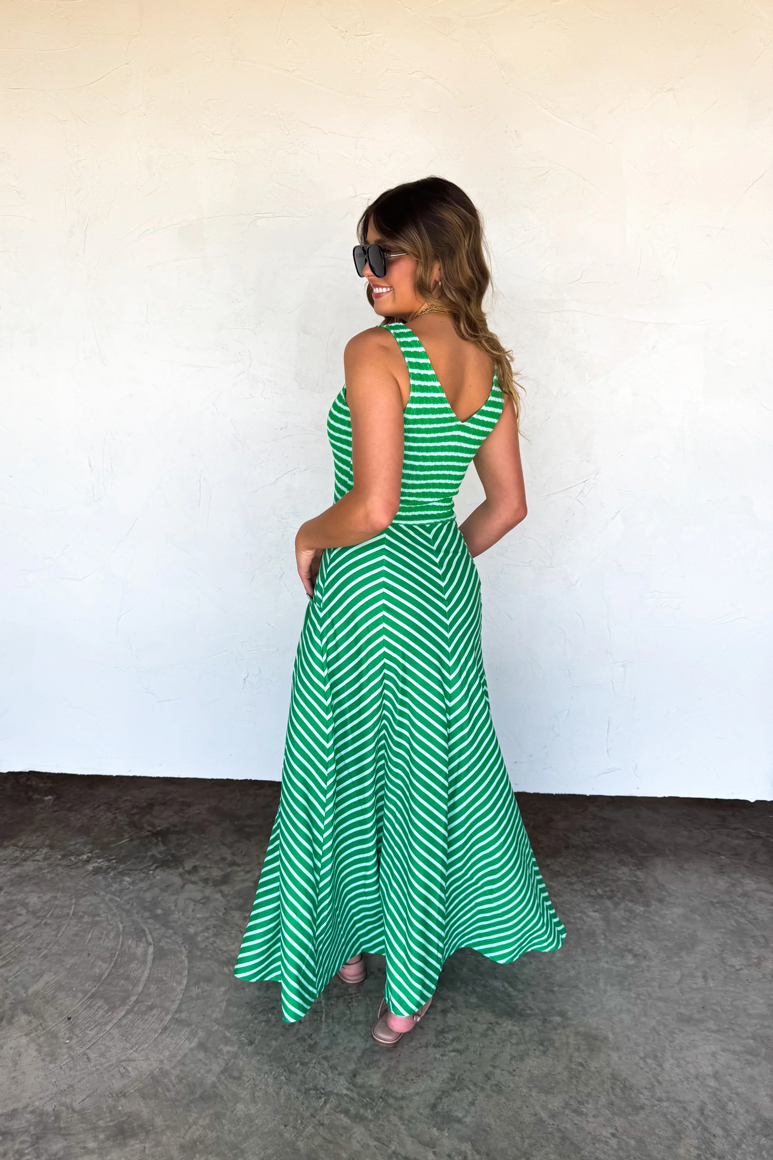 PREORDER: Luciana Stripe Dress - Image 9
