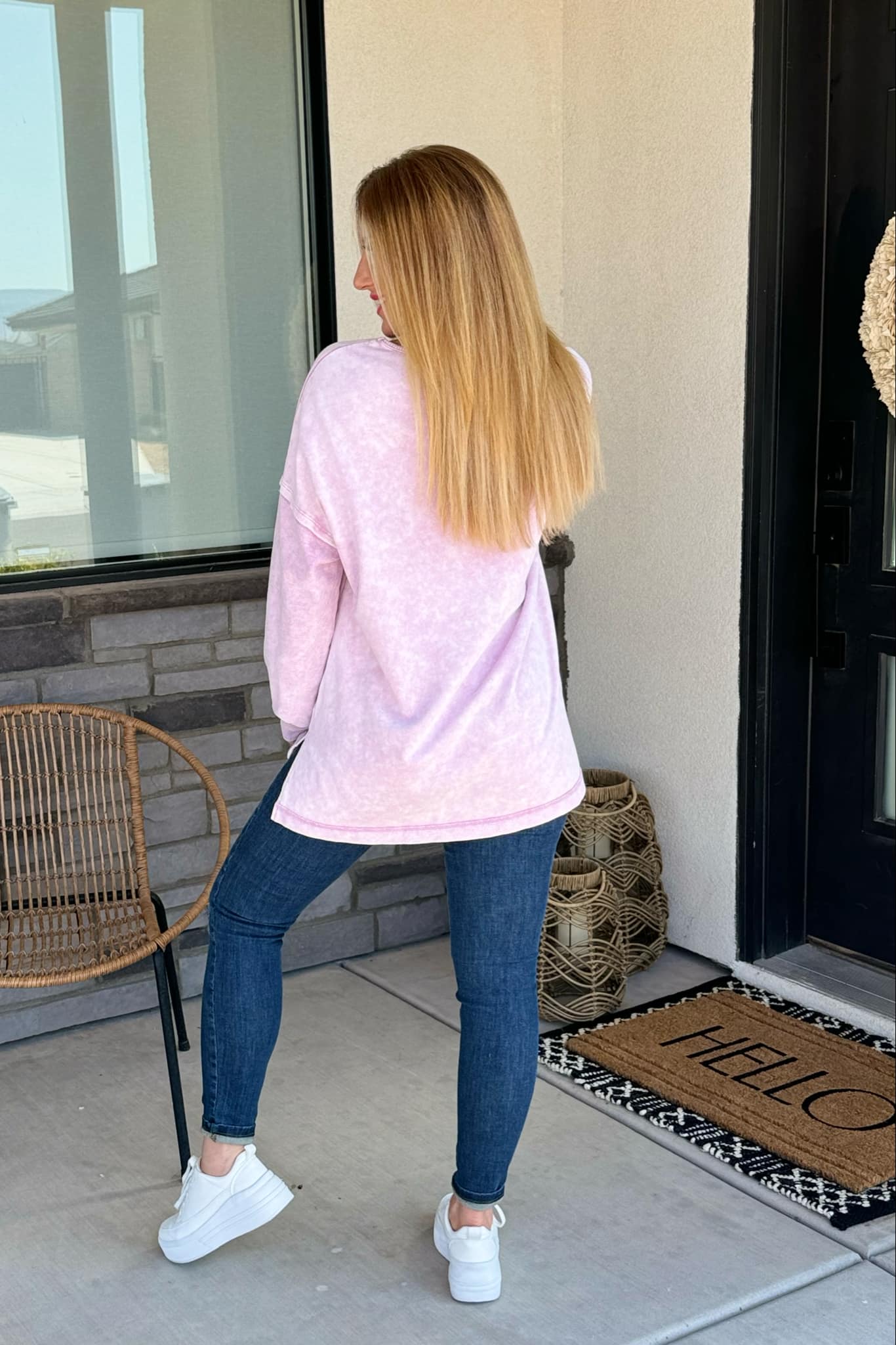 Best Selling Luna Mineral Wash Sweatshirt in Two Colors - RTS - Image 5
